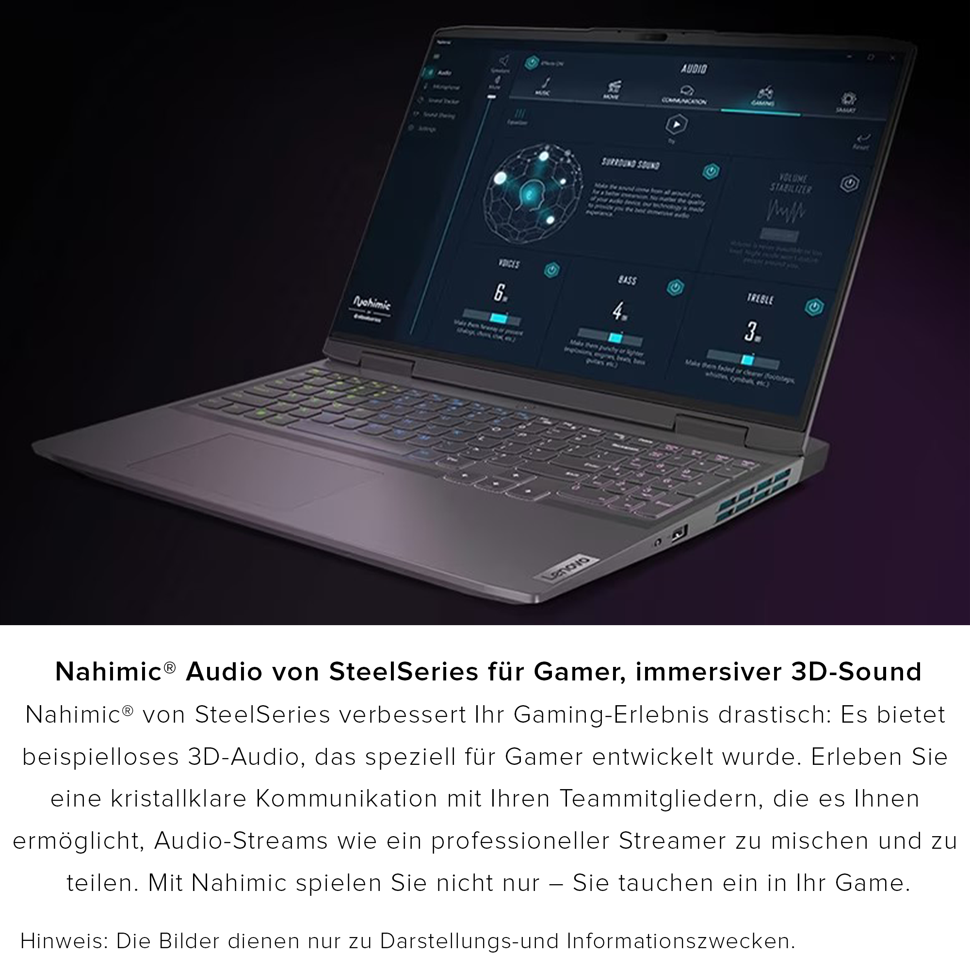 Lenovo LOQ Laptop, 16" FHD, Ryzen 7 7840HS, RTX4060, QWERTZ, W11Home