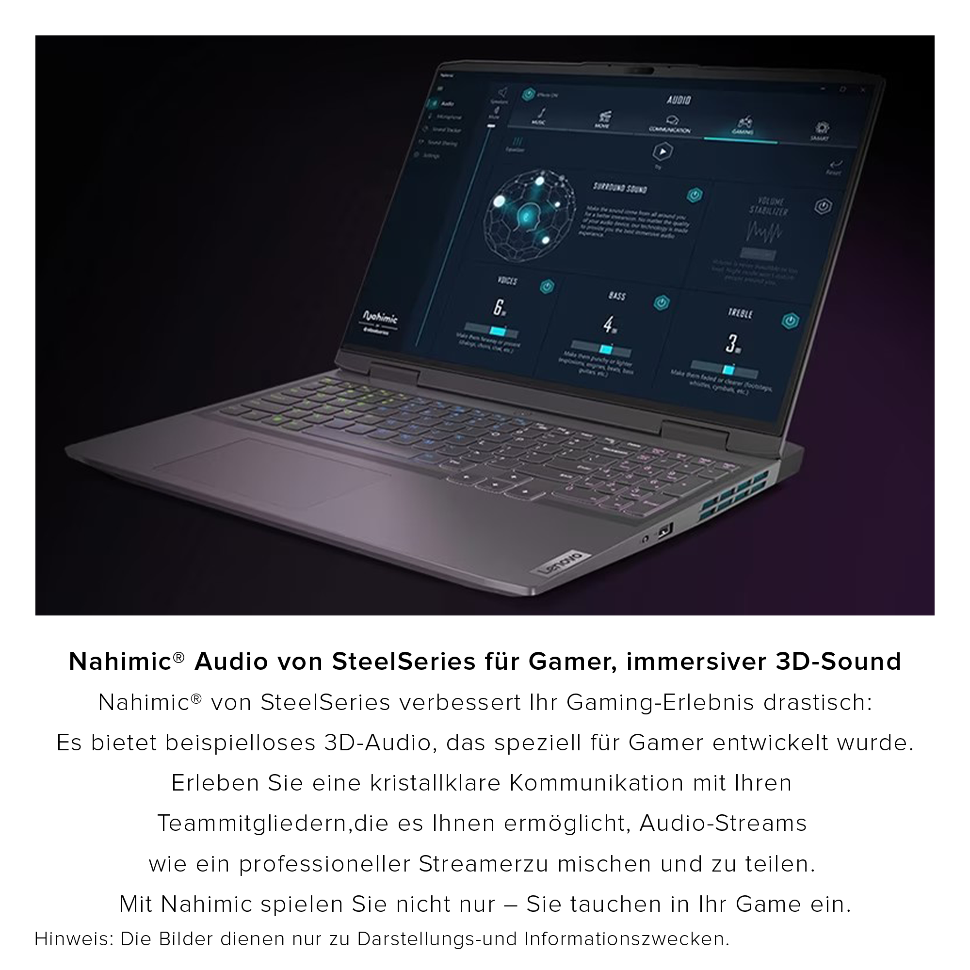Lenovo LOQ Laptop, 16" FHD, Ryzen 5 7640HS, RTX4060, QWERTZ, W11Home