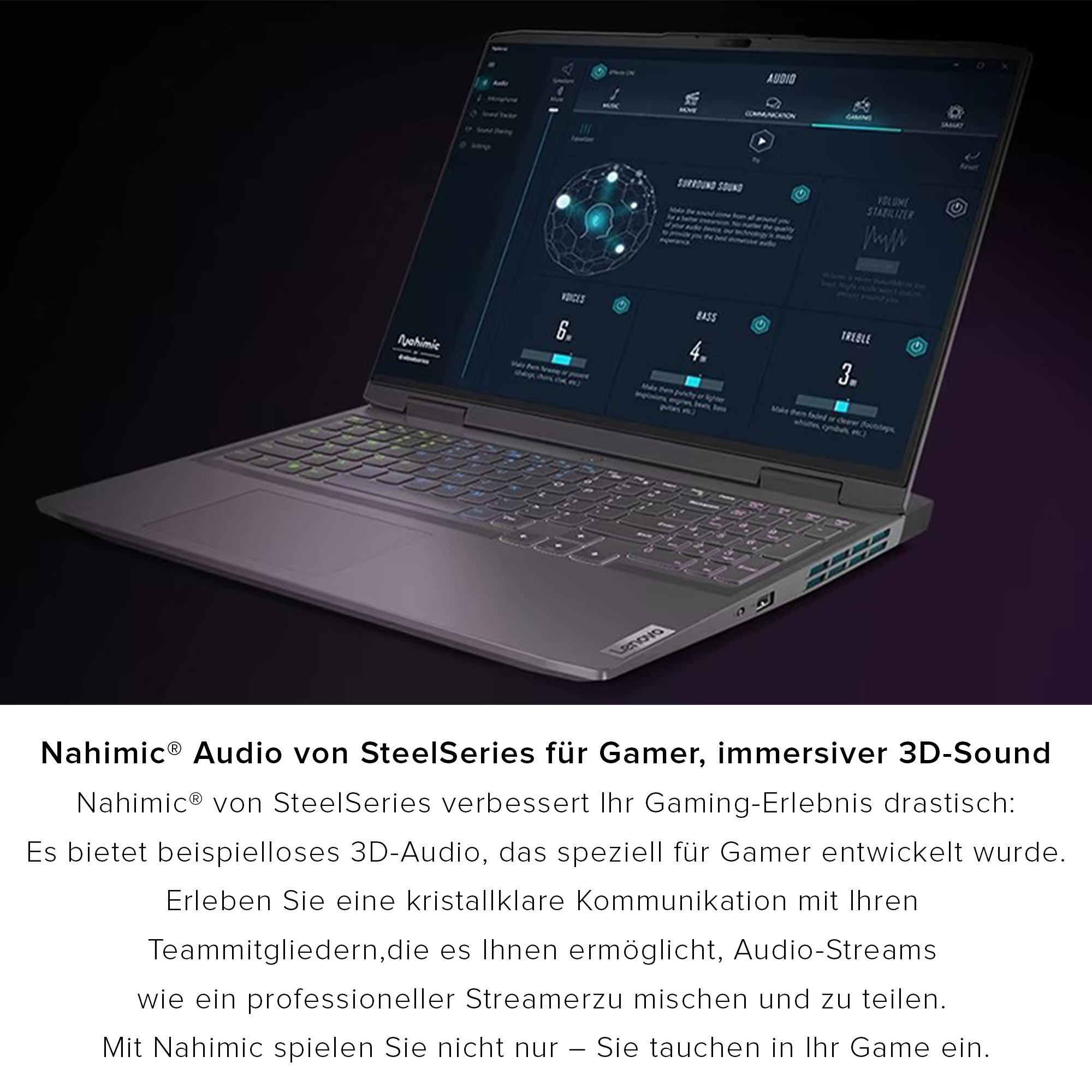 Lenovo LOQ 16i Gaming Laptop, 16" WUXGA, i5-13420H, RTX4050, QWERTZ, W11Home