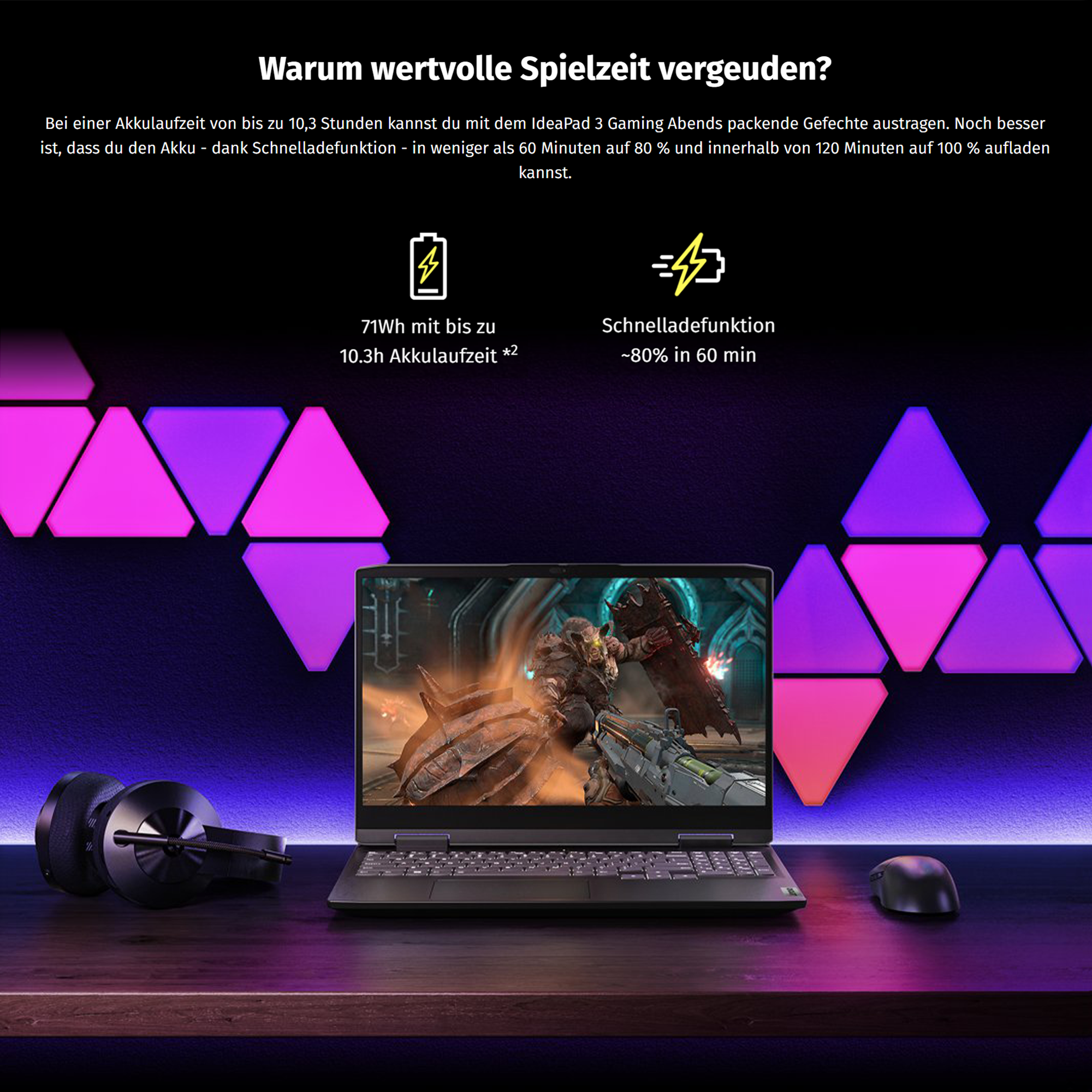 Lenovo IdeaPad Gaming 3 Laptop, i5-12500H, 16" WQXGA, RTX3060, W11Home