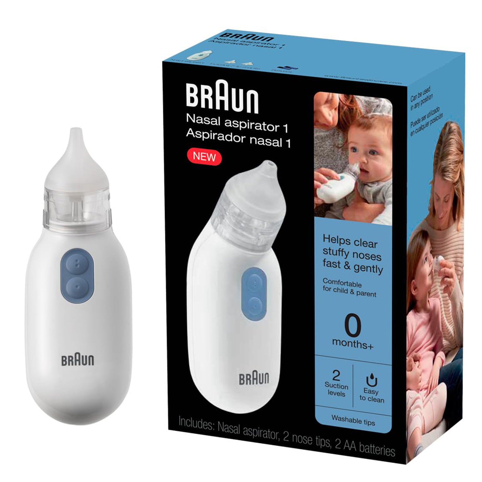 Braun Nasensauger, Linderung für verstopfte Nasen