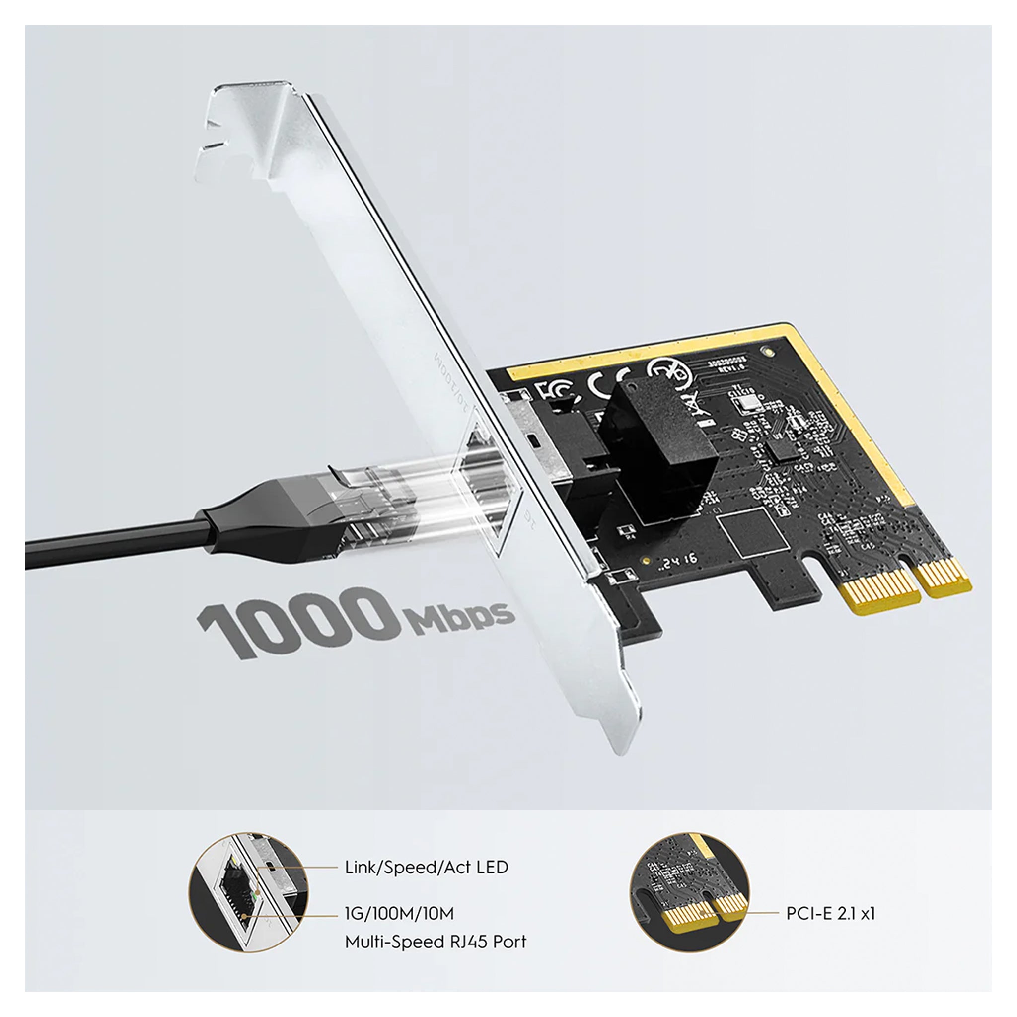Cudy Gigabit PCI Express Adapter, PE10