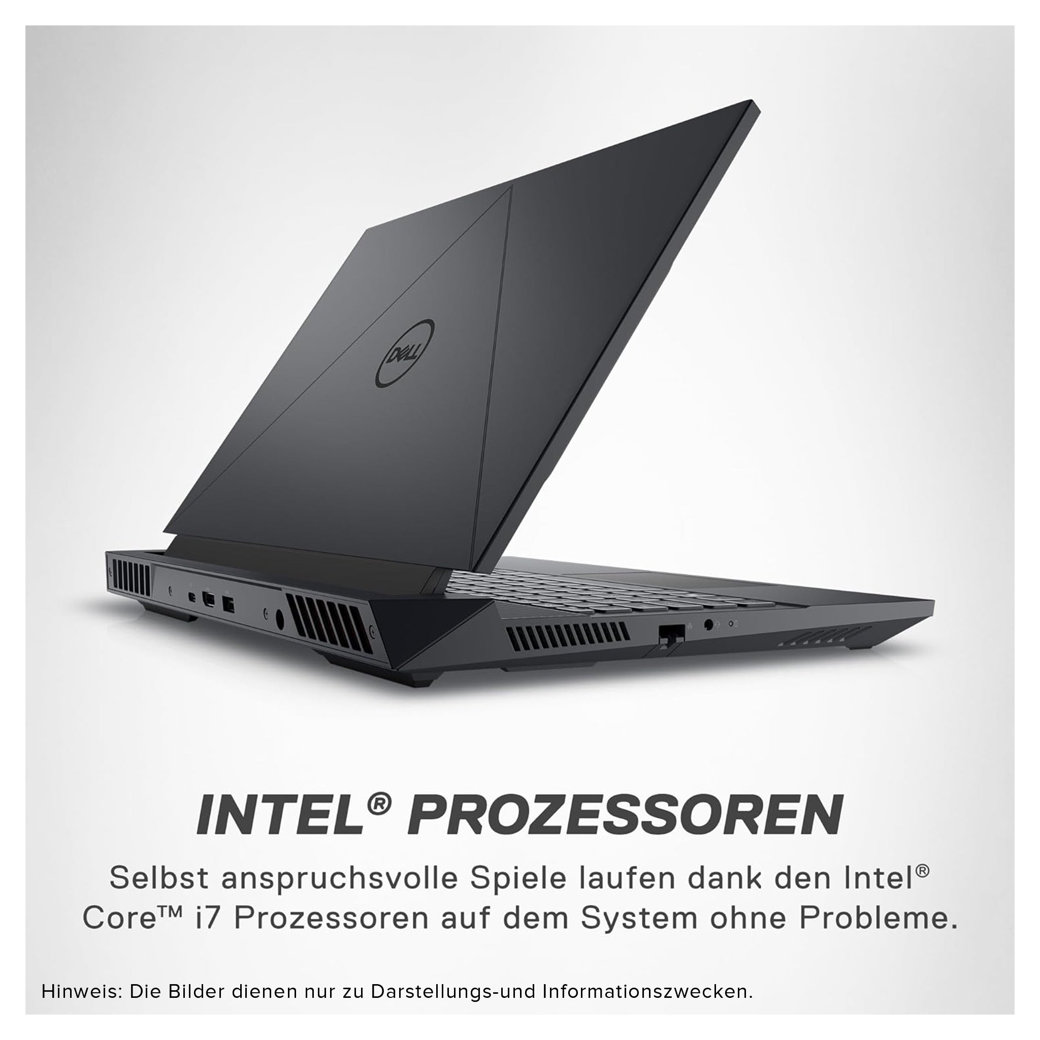 Dell G15 5530 Gaming Laptop, i7-13650HX, 15.6" FHD 165Hz, RTX4060, QWERTZ, W11Home