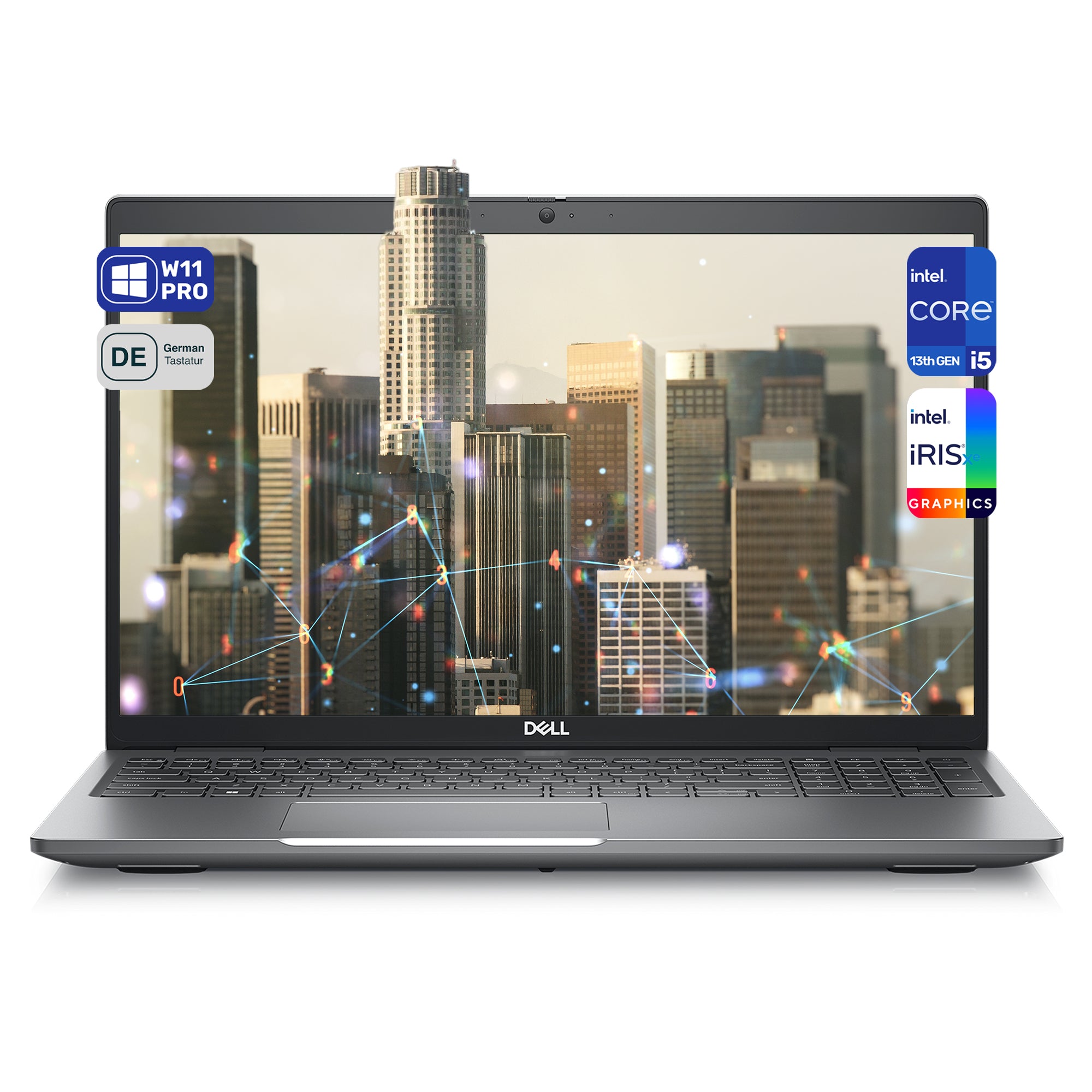 DELL Latitude 5540 Laptop, i5-1335U, 15.6" FullHD, Wi-Fi 6E, QWERTZ, W11Pro