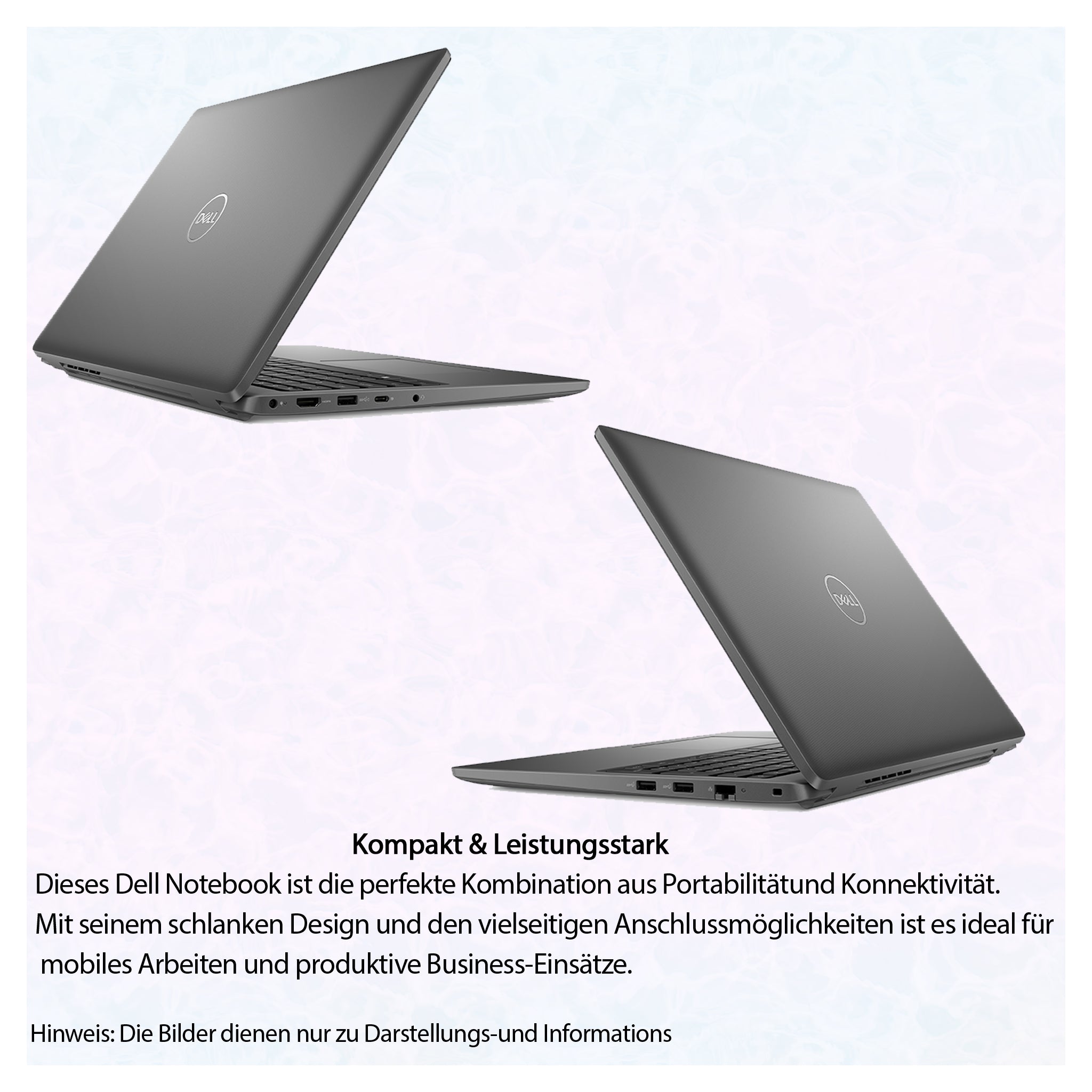 Dell Latitude 3550 Business Laptop, Core i5-1335U, 15.6" FHD (1920x1080), Intel Iris Xe Graphics, Deutsches Tastatur-Layout, W11 Pro, Grau