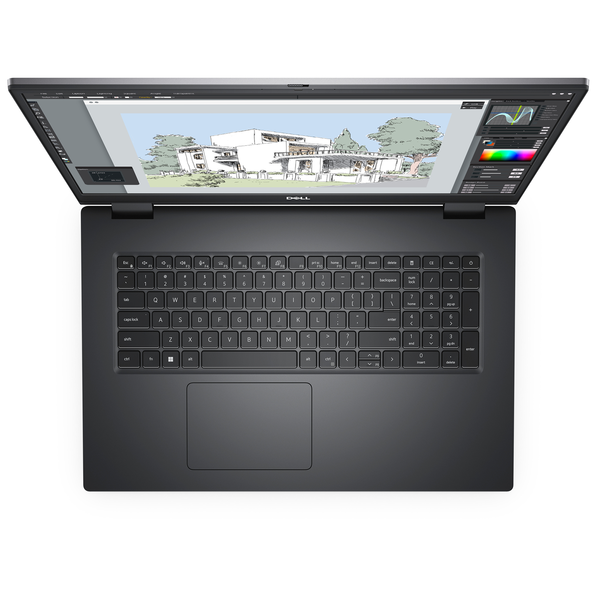 Dell Precision 7780 Mobile Workstation, 17,3" FHD, i7-13850HX, RTXA3500, QWERTZ, W11Pro