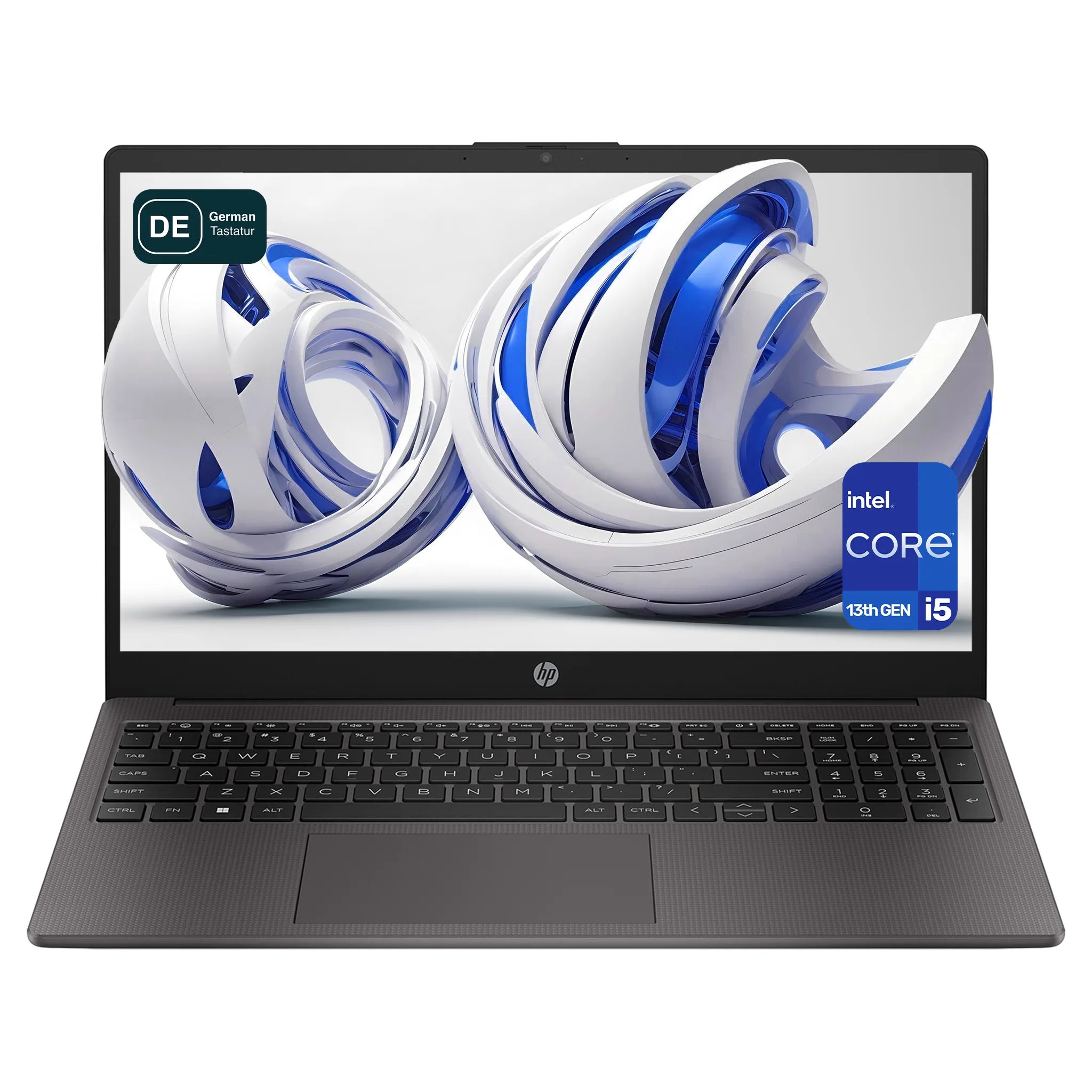 HP 250 G10 Laptop, Intel Core i5-1334U, 15.6" FHD, Intel Iris Xe Graphics, QWERTZ FreeDos,