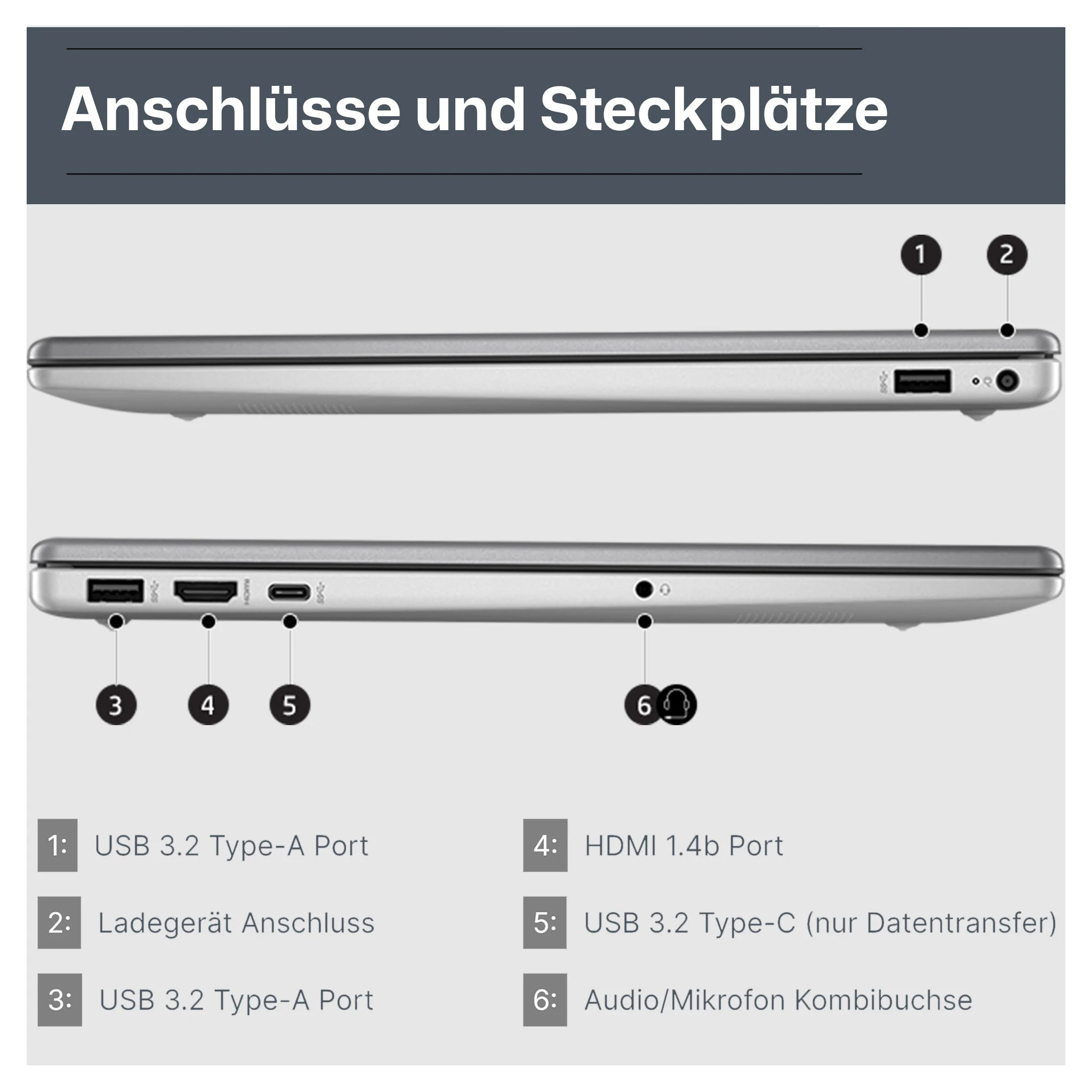HP 250 G10 Laptop, i7-1355U, 15,6" FHD, QWERTZ, W11Pro