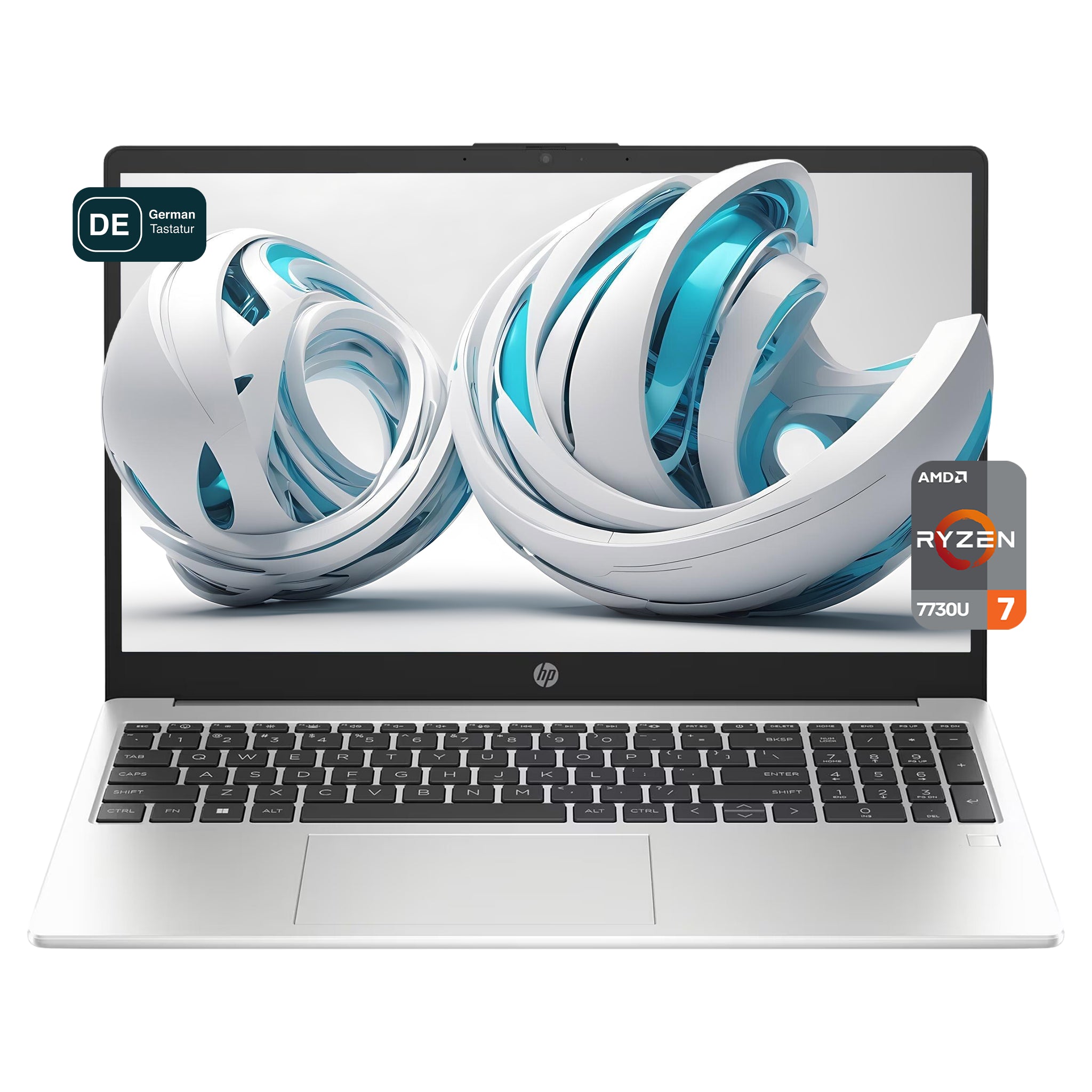 HP 255 G10 Business Laptop, Ryzen 7 7730U, 15.6" FHD, QWERTZ (Gebraucht-Akzeptabel)