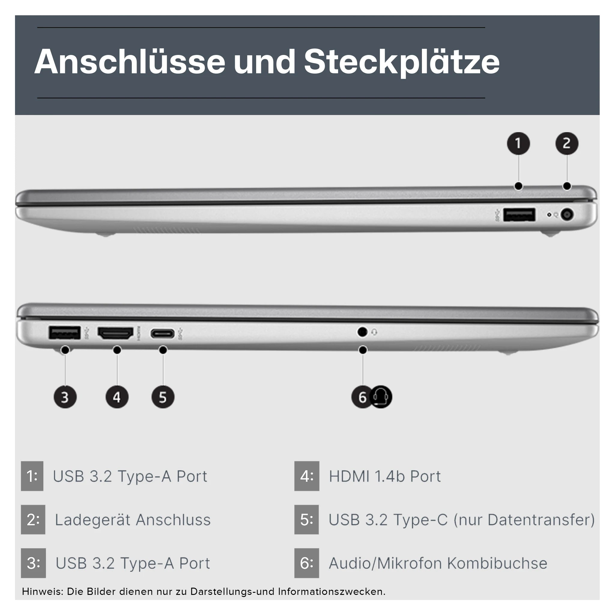 HP 255 G10 Business Laptop, Ryzen 7 7730U, 15.6" FHD, QWERTZ (Gebraucht-Akzeptabel)