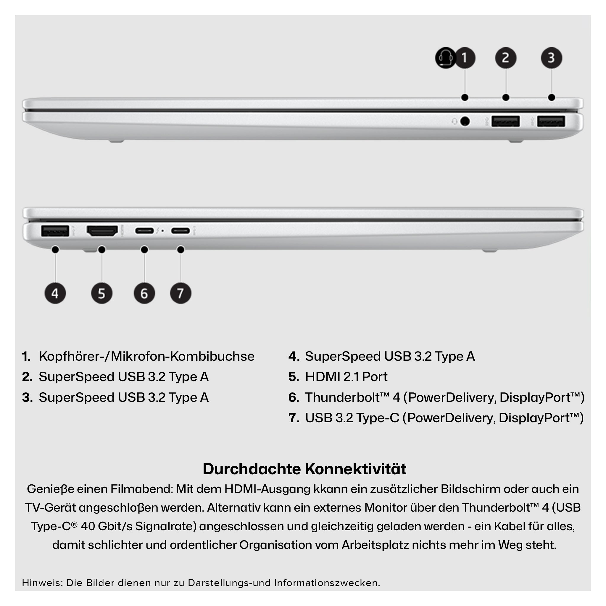 HP ENVY Business Laptop, Ultra 7-155H, 17.3" FHD Touchscreen, QWERTZ, W11Home (Gebraucht-Wie Neu)