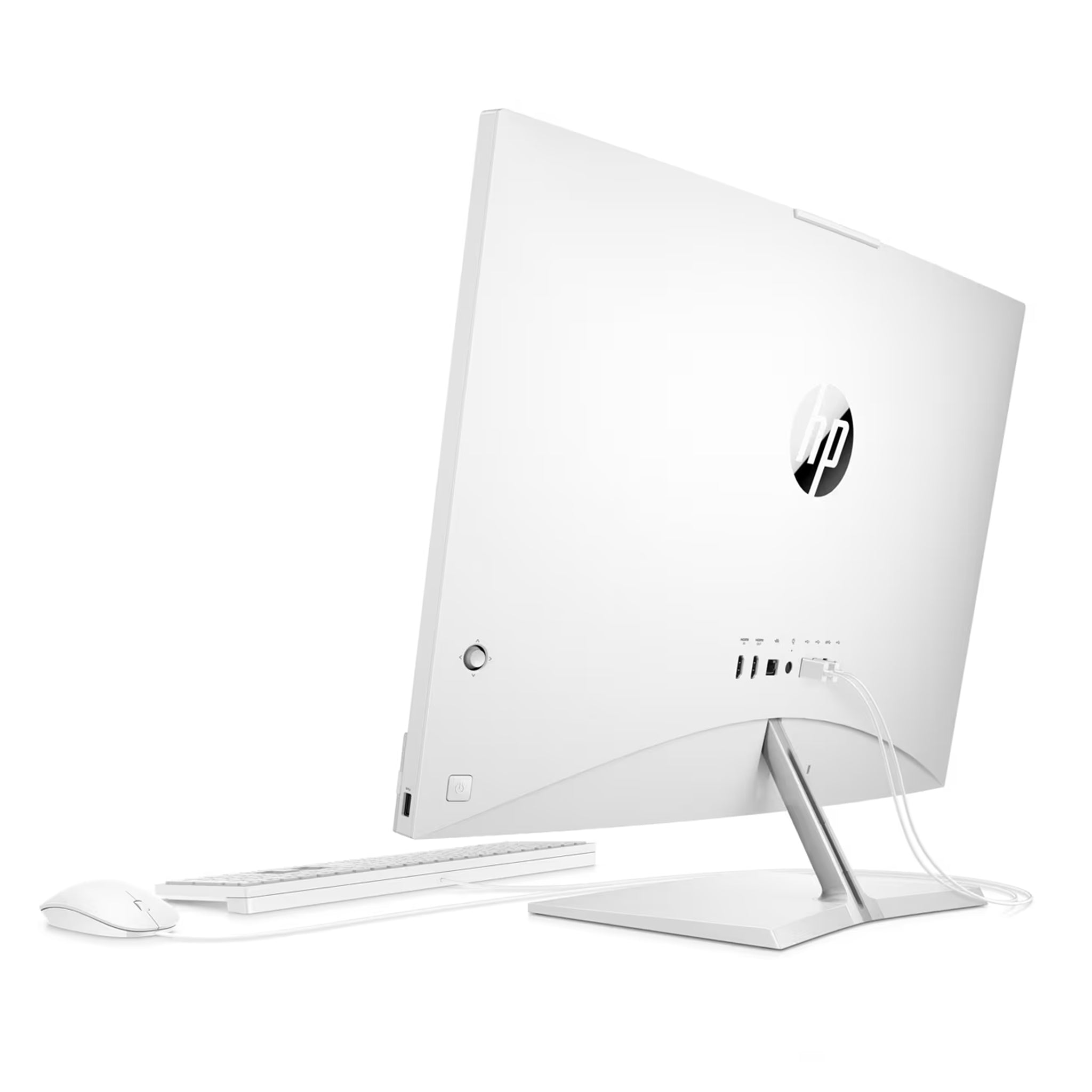 HP Pavilion All-in-One Desktop PC, Ryzen 7 5700U, 27" QHD IPS, W 11 Home, QWERTZ Tastatur + Maus