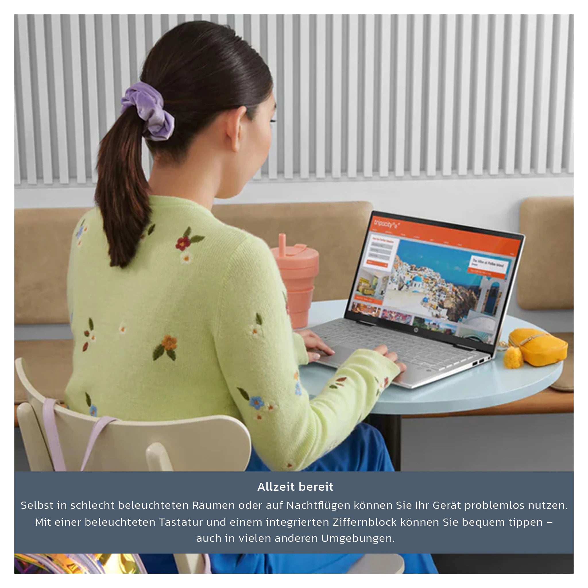 HP Pavilion x360 2-in-1 Laptop, 15,6" FullHD Touch, i5-1235U, W11Home, QWERTZ (Gebraucht-Akzeptabel)