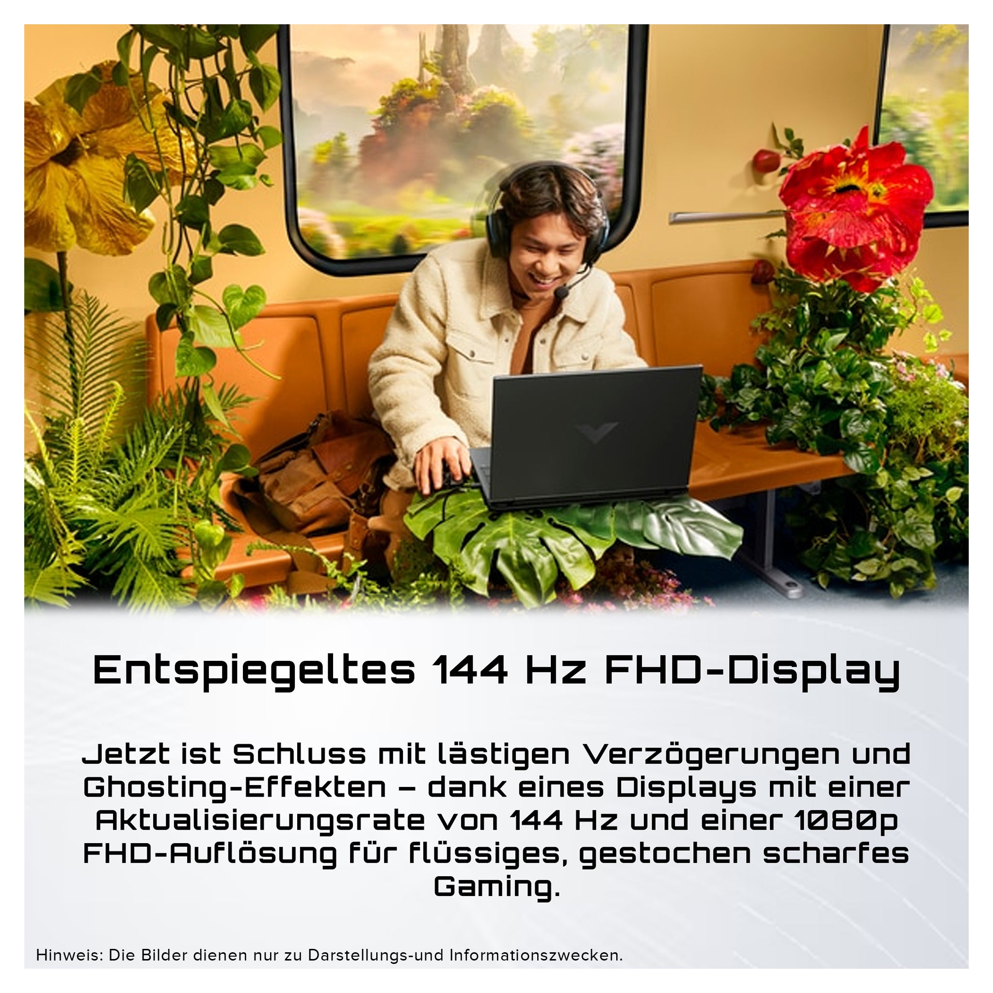 HP Victus Gaming Laptop, Ryzen 7 7840HS, 16.1" FHD, RTX4060 , QWERTZ, W11Pro