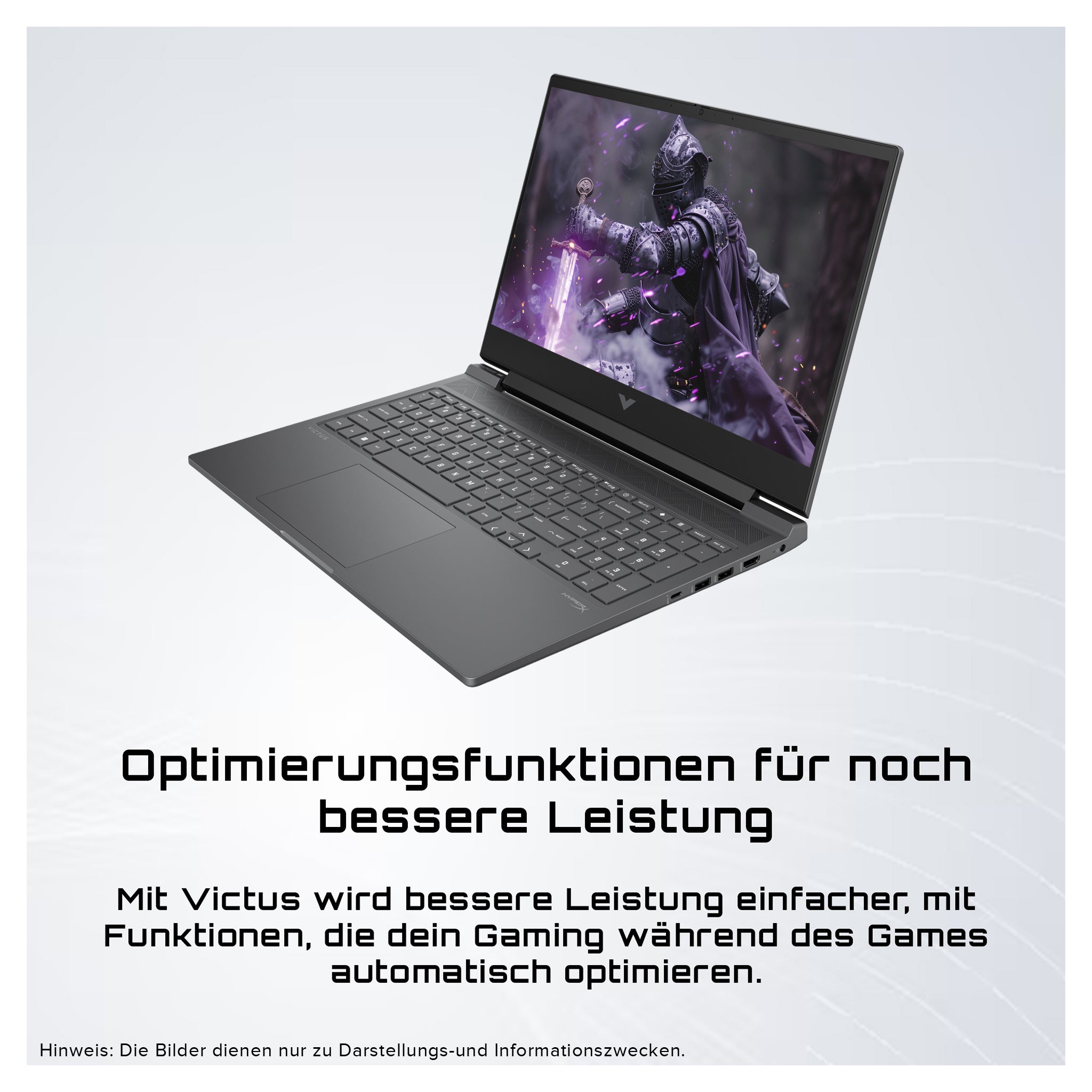 HP Victus 16 Gaming Laptop, i7-14700HX, 16.1" FHD 144Hz, RTX4070, QWERTZ RGB Tastatur, FreeDOS