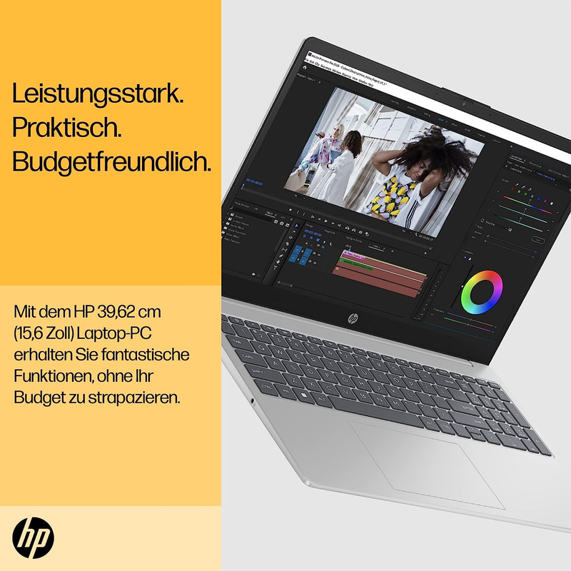 HP 15 Laptop, 15.6" FullHD, Ryzen 7 7730U, W11Home, QWERTZ