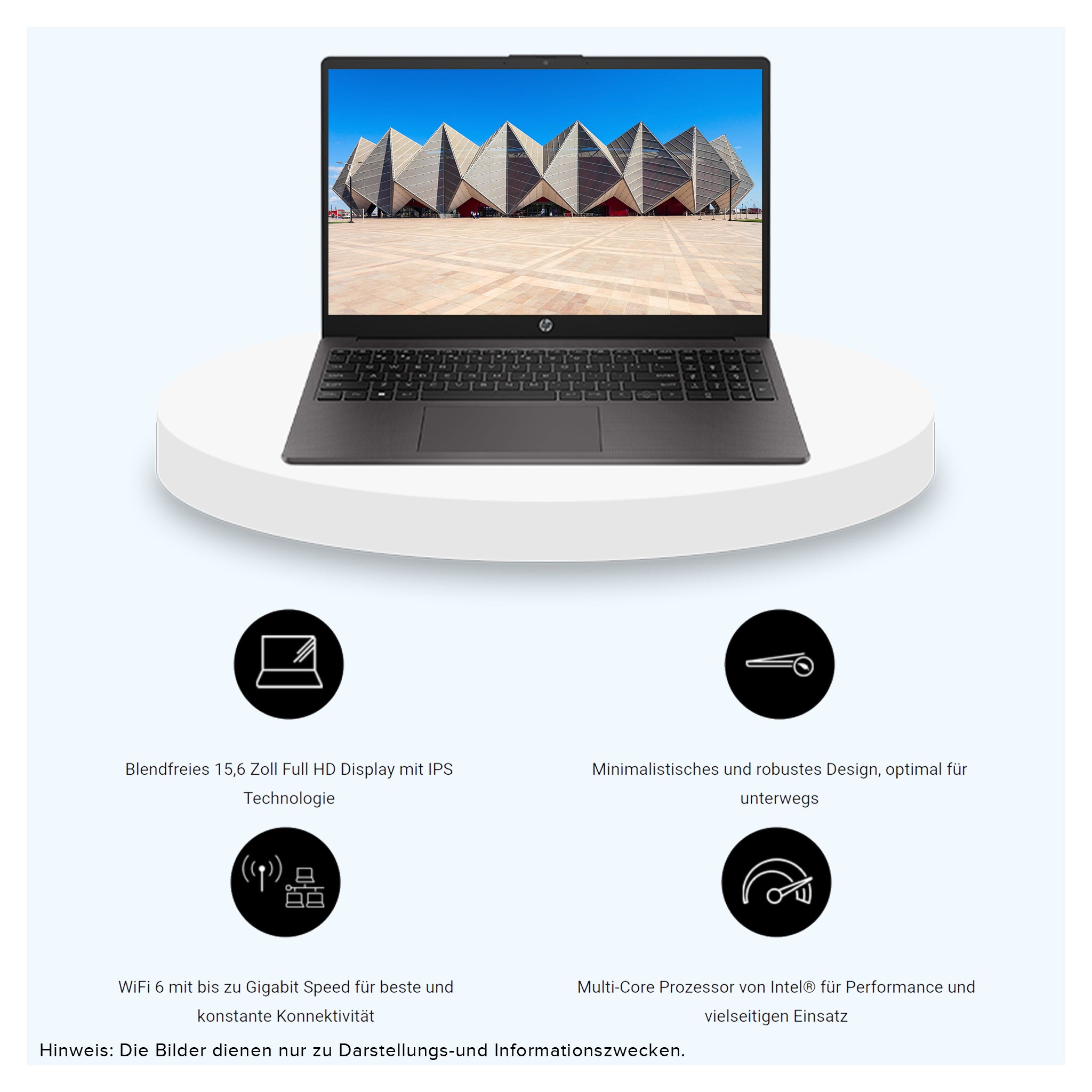 HP 250 G10 Laptop, i5-1335U, 15,6" FHD, W11 Home