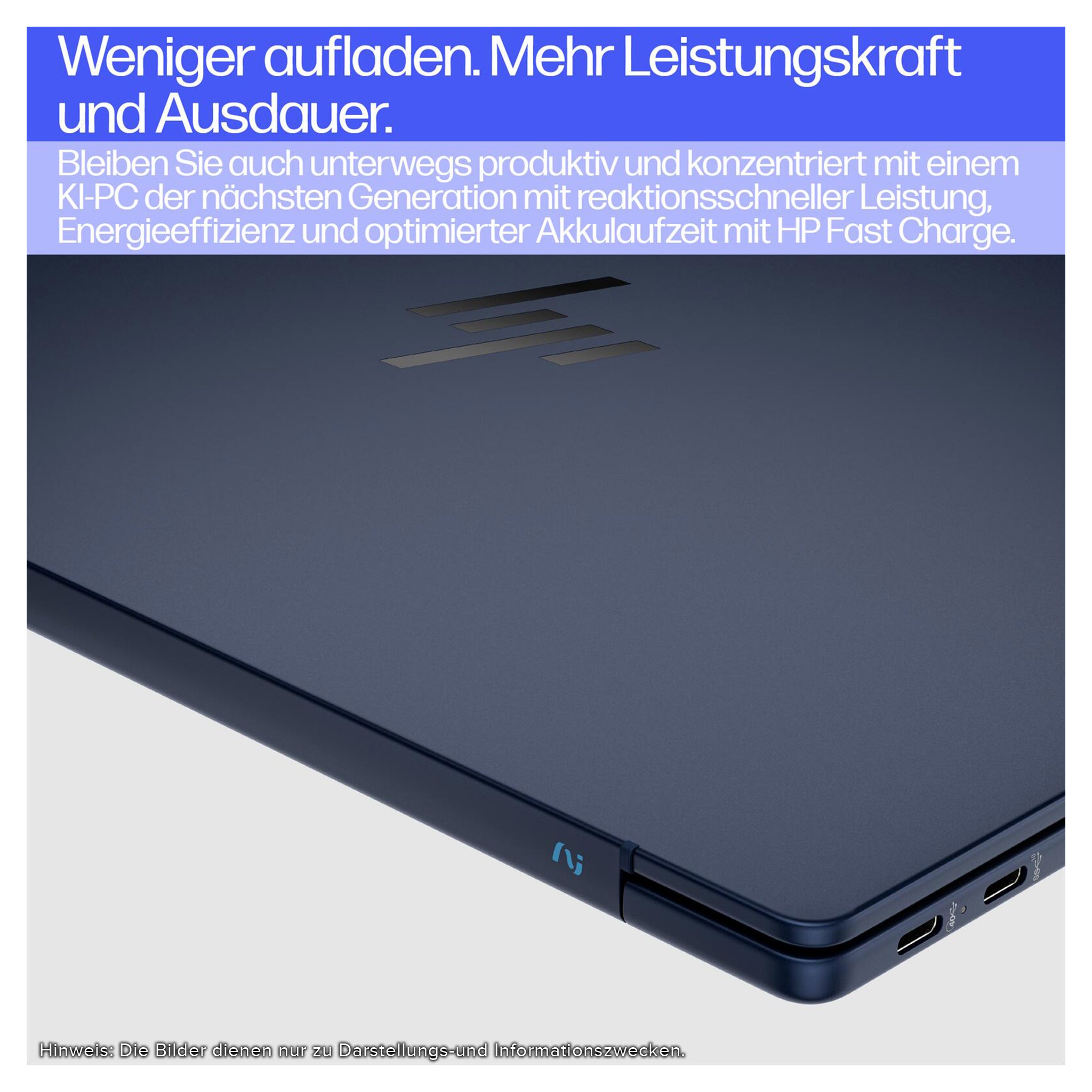 HP EliteBook Ultra G1q AI Laptop, X Elite X1E-78-100, 14" 2.2K IPS Touchscreen, QWERTZ Tastatur, W11 Pro