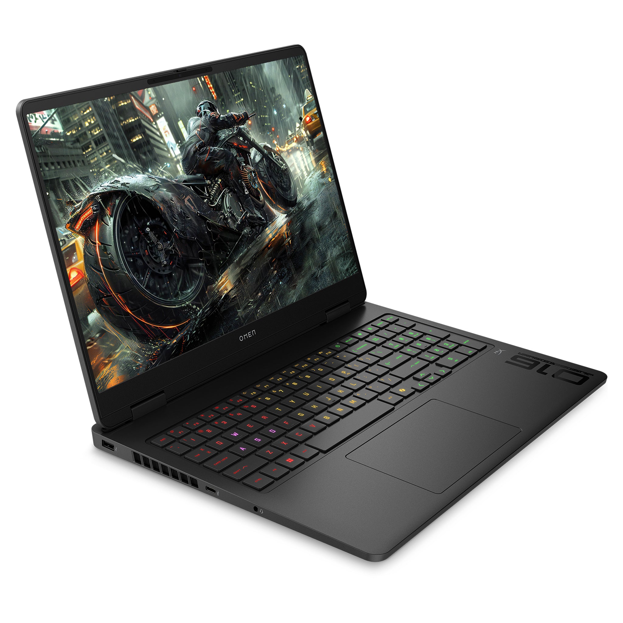 HP Omen 16 Gaming Laptop, Ryzen 9 8940HX, 16" FHD (1920x1200) IPS 144Hz, RTX 5070, Deutsches Tastatur-Layout,W11 Pro