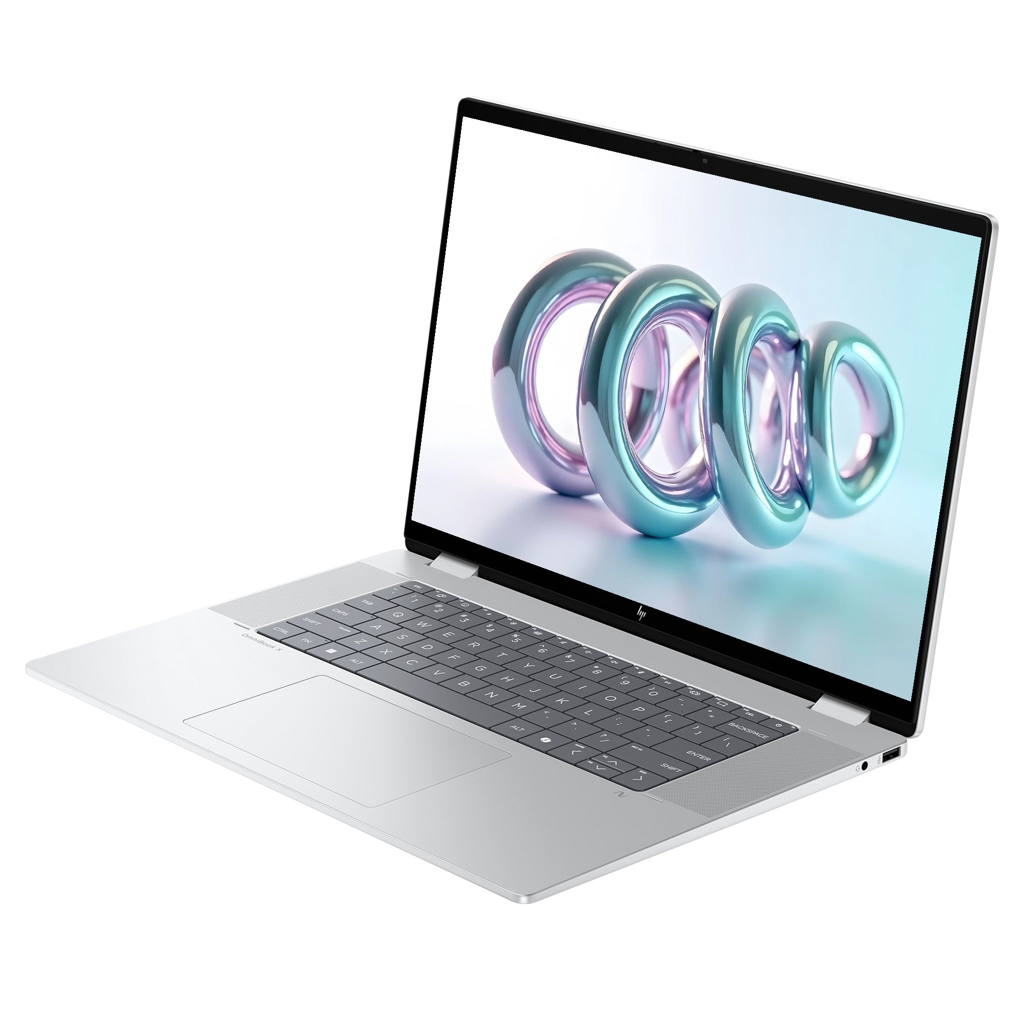 HP OmniBook X Flip Copilot+ Laptop, Ultra 7-258V, 16" 3K (2880x1800) Touchscreen, Deutsches Tastatur-Layout