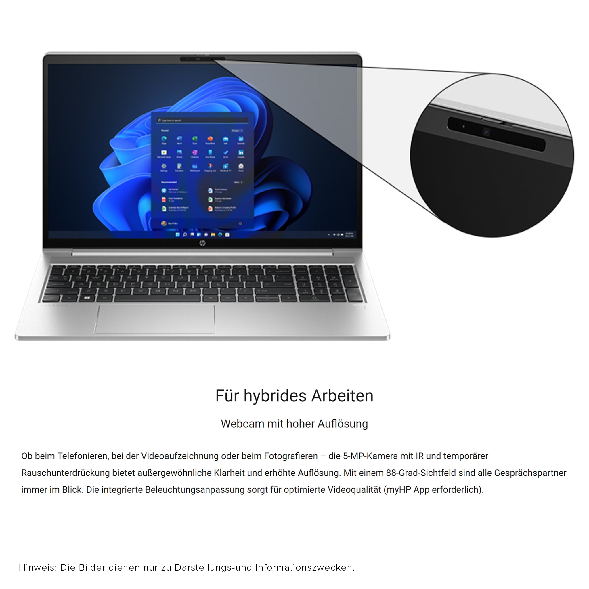 HP ProBook 455 G10 Business Laptop, Ryzen 5-7530U, 15.6" FHD (1920x1080), QWERTZ Tastatur, Windows 11 Pro