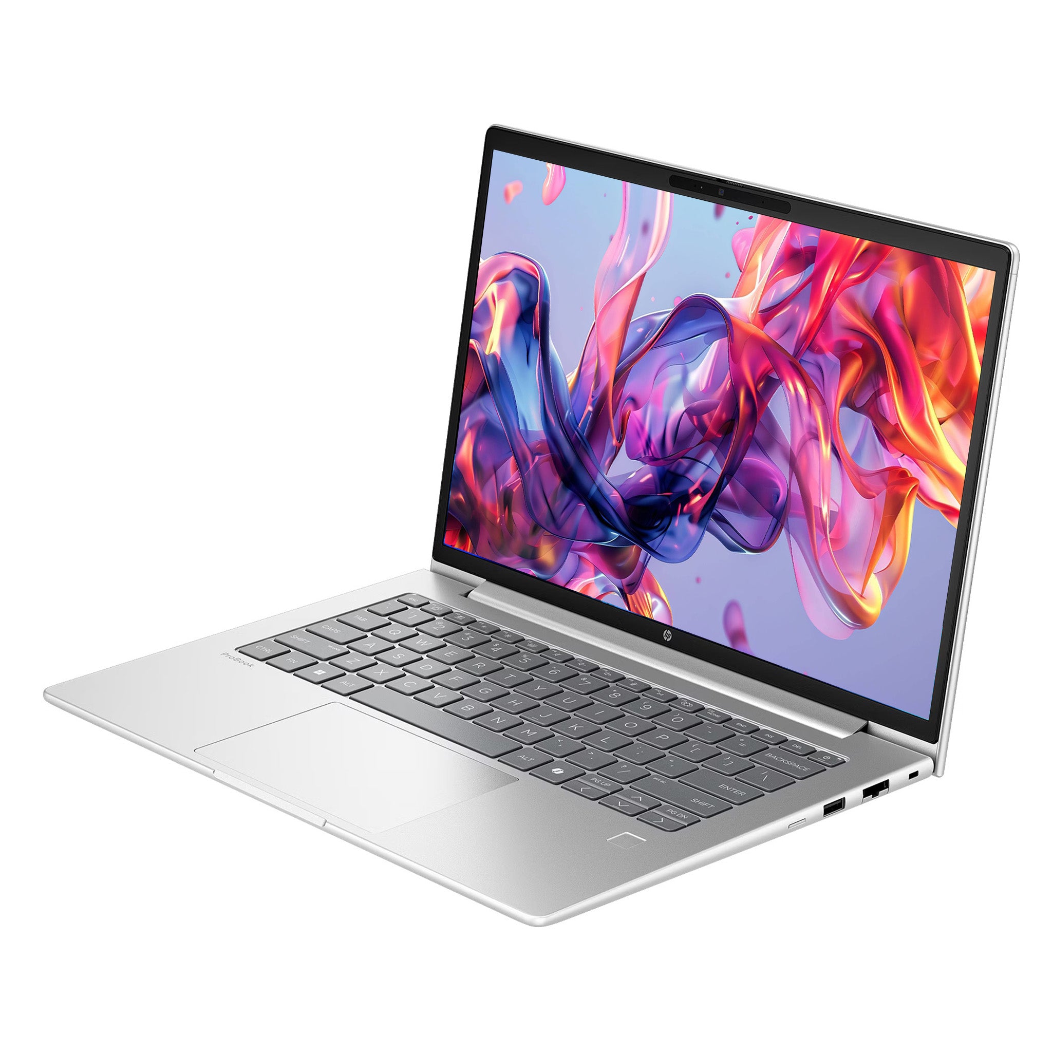 HP ProBook 4 G1a 14 Business Laptop, AMD Ryzen 5 230, 14" WUXGA IPS (1920x1200),Radeon 760M, Fingerprint, Deutsches Tastaturlayout, Silber