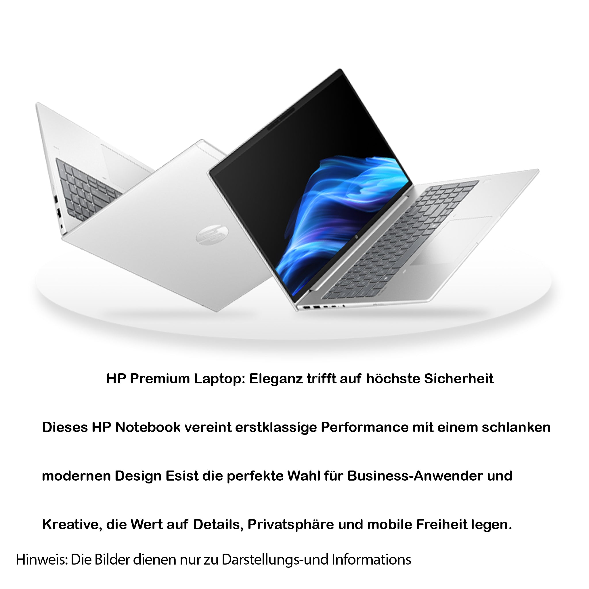 HP ProBook 4 G1a AI PC Business Laptop, Ryzen 5 230, 16" WUXGA Display, Radeon 760M,  Deutsches Tastatur-Layout, W11 Pro, Silber