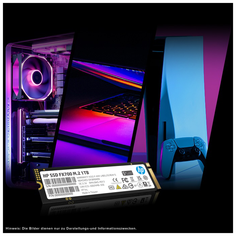 HP SSD FX700 M.2 NVME 2280 7200MB/s