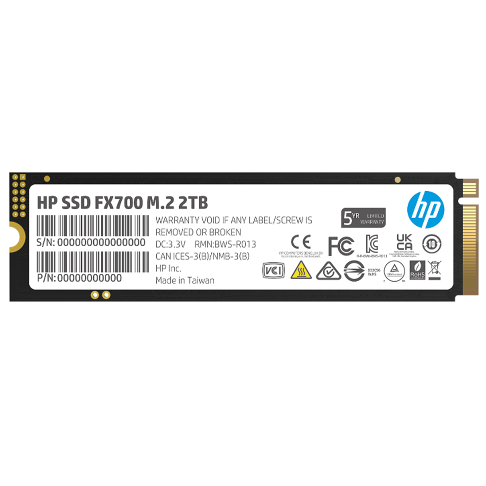 HP SSD FX700 M.2 NVME 2280 7200MB/s