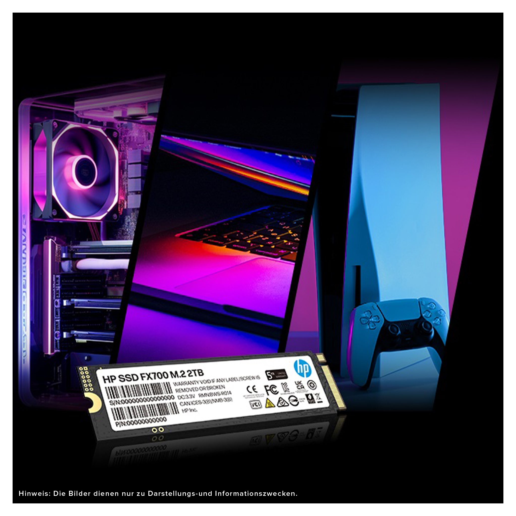 HP SSD FX700 M.2 NVME 2280 7200MB/s