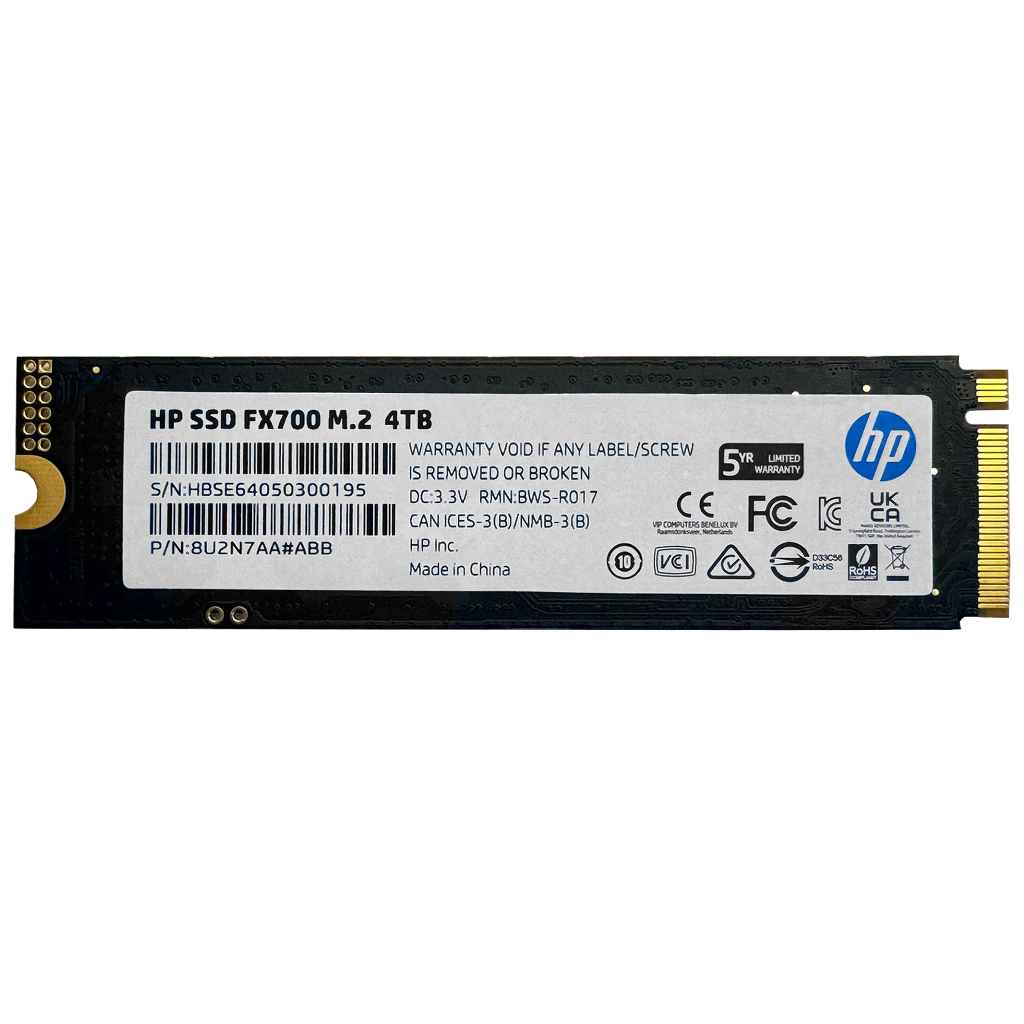 HP SSD FX700 M.2 NVME 2280 7200MB/s