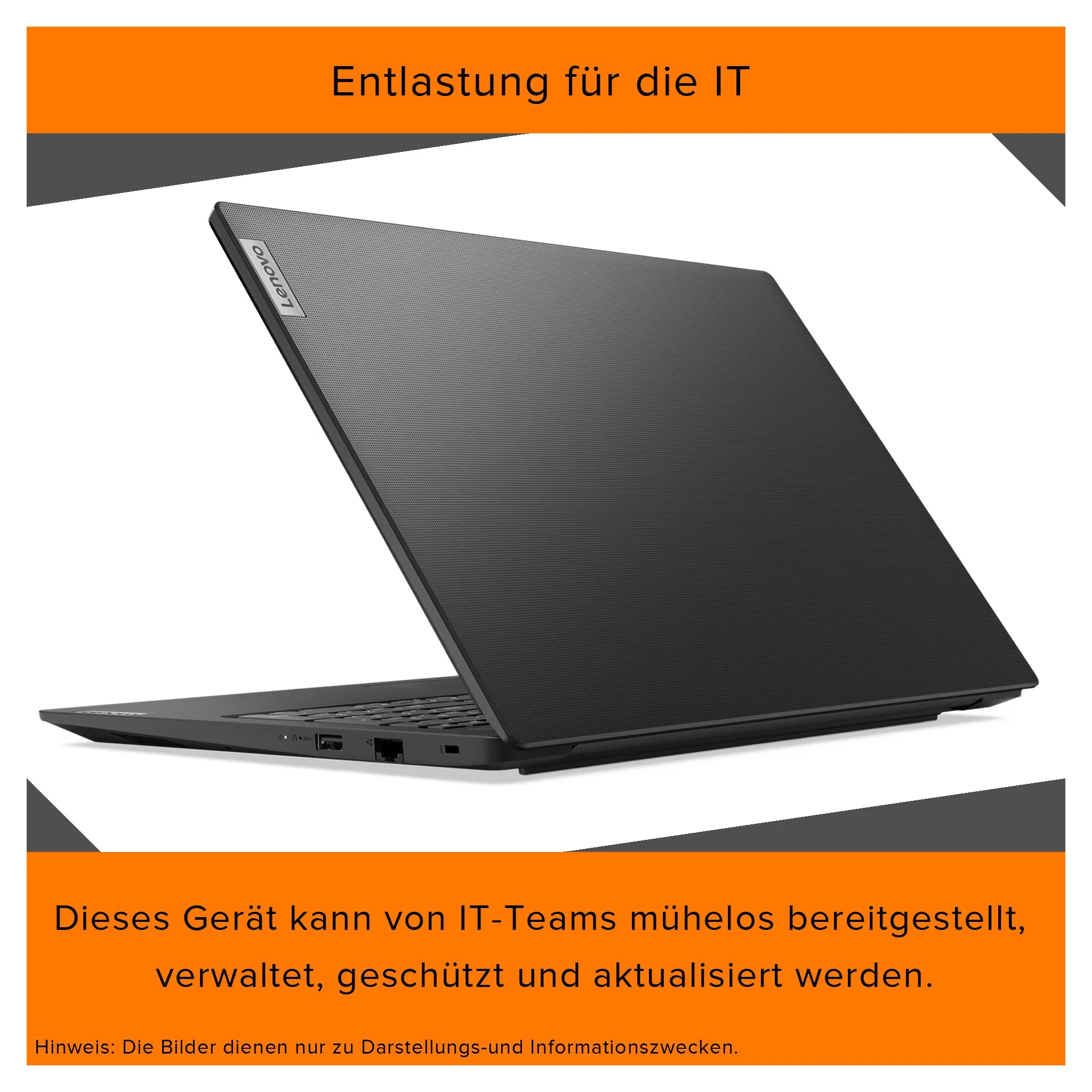 Lenovo V15 G4 AMN Laptop, Ryzen 3 7320U, 15.6" FHD, QWERTZ, FreeDos