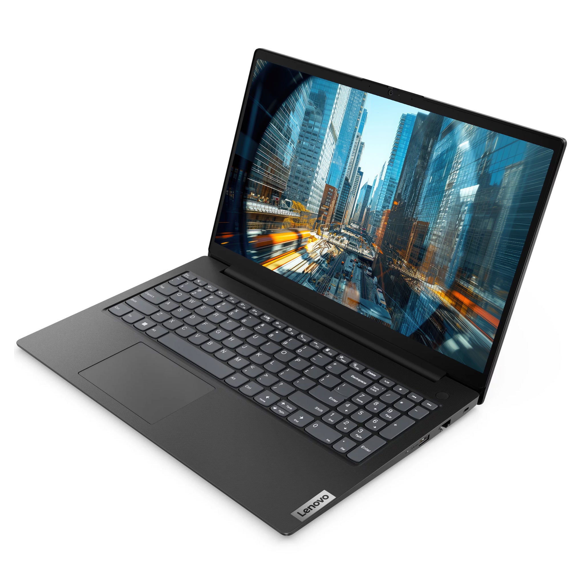 Lenovo V15 Laptop, i5-12500H, 15.6" FHD, QWERTZ Tastatur, W11Home, Schwarz