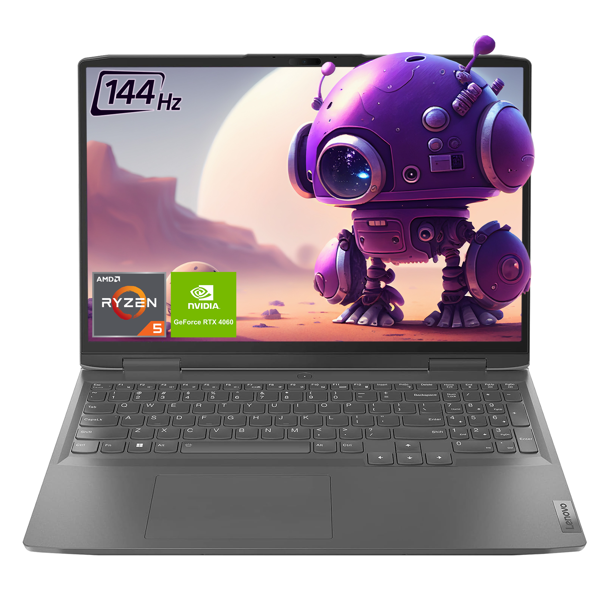 Lenovo LOQ Laptop, 16" FHD, Ryzen 5 7640HS, RTX4060, QWERTZ, W11Home