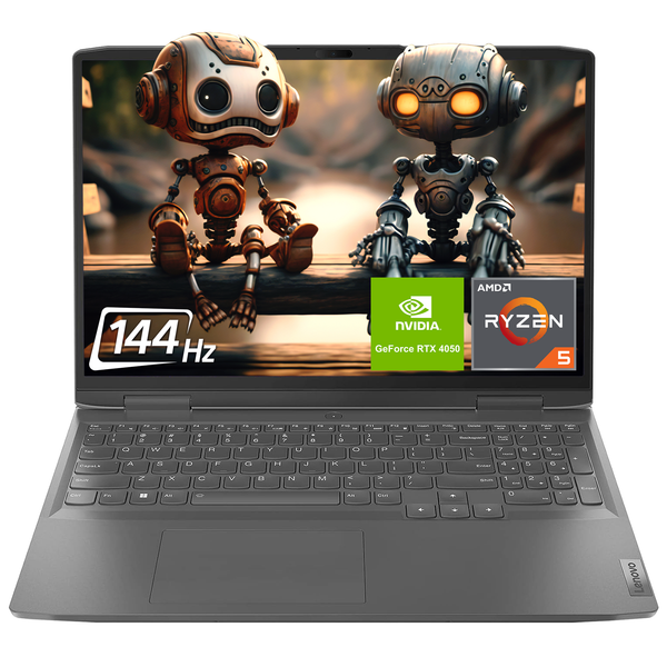 Lenovo LOQ Gaming Laptop, 16" WUXGA, Ryzen 5 7640HS, RTX4050, QWERTZ, Win11Home