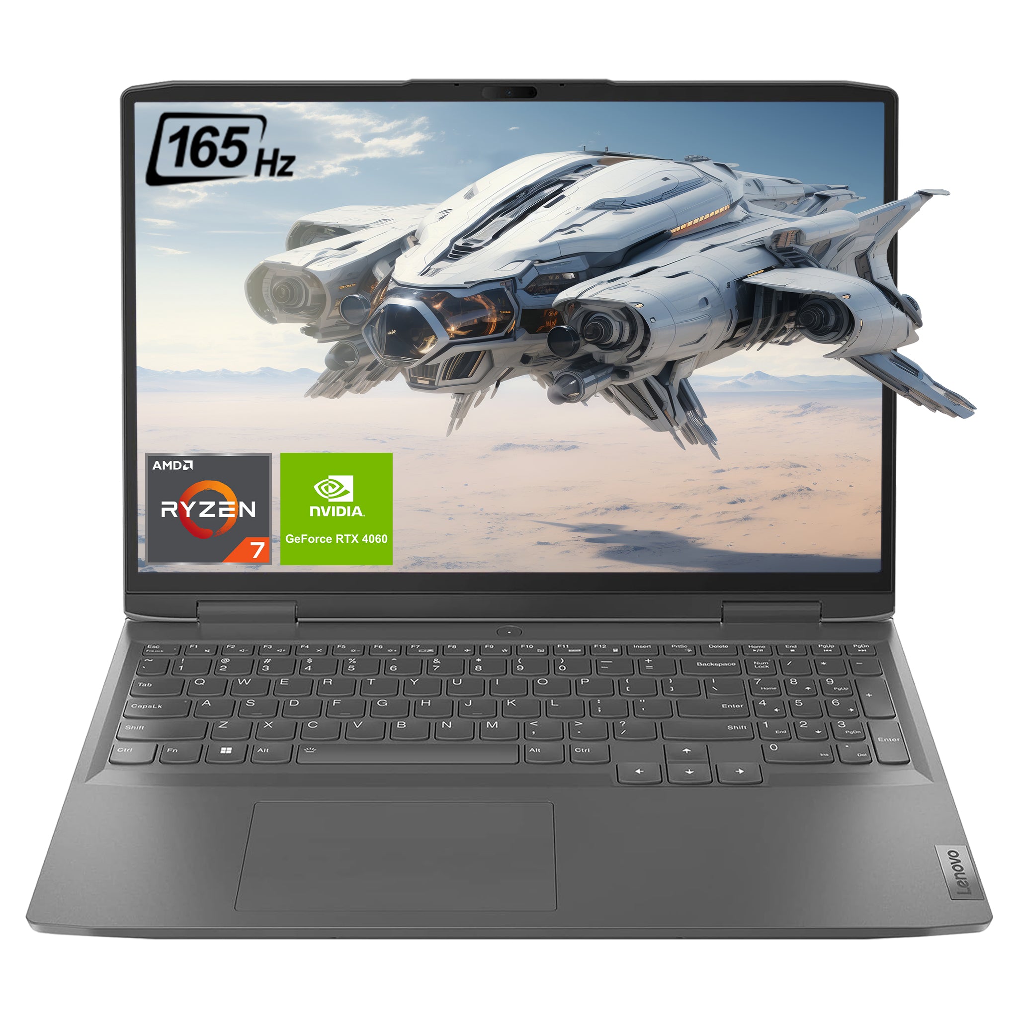 Lenovo LOQ Laptop, 16" WQXGA, Ryzen 7 7840HS, RTX4060, QWERTZ, W11Home (Gebraucht-Wie Neu)