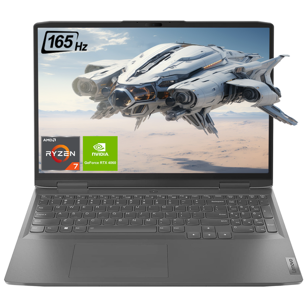 Lenovo LOQ Laptop, 16" WQXGA, Ryzen 7 7840HS, RTX4060, QWERTZ, W11Home
