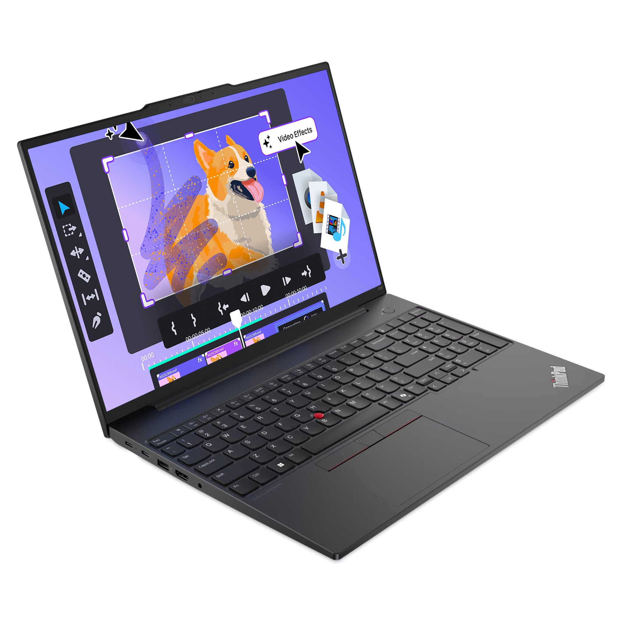 Lenovo ThinkPad E16 Gen 2 Business Laptop, Ultra 5-125H, 16" FHD+, QWERTZ Tastatur, W11 Pro