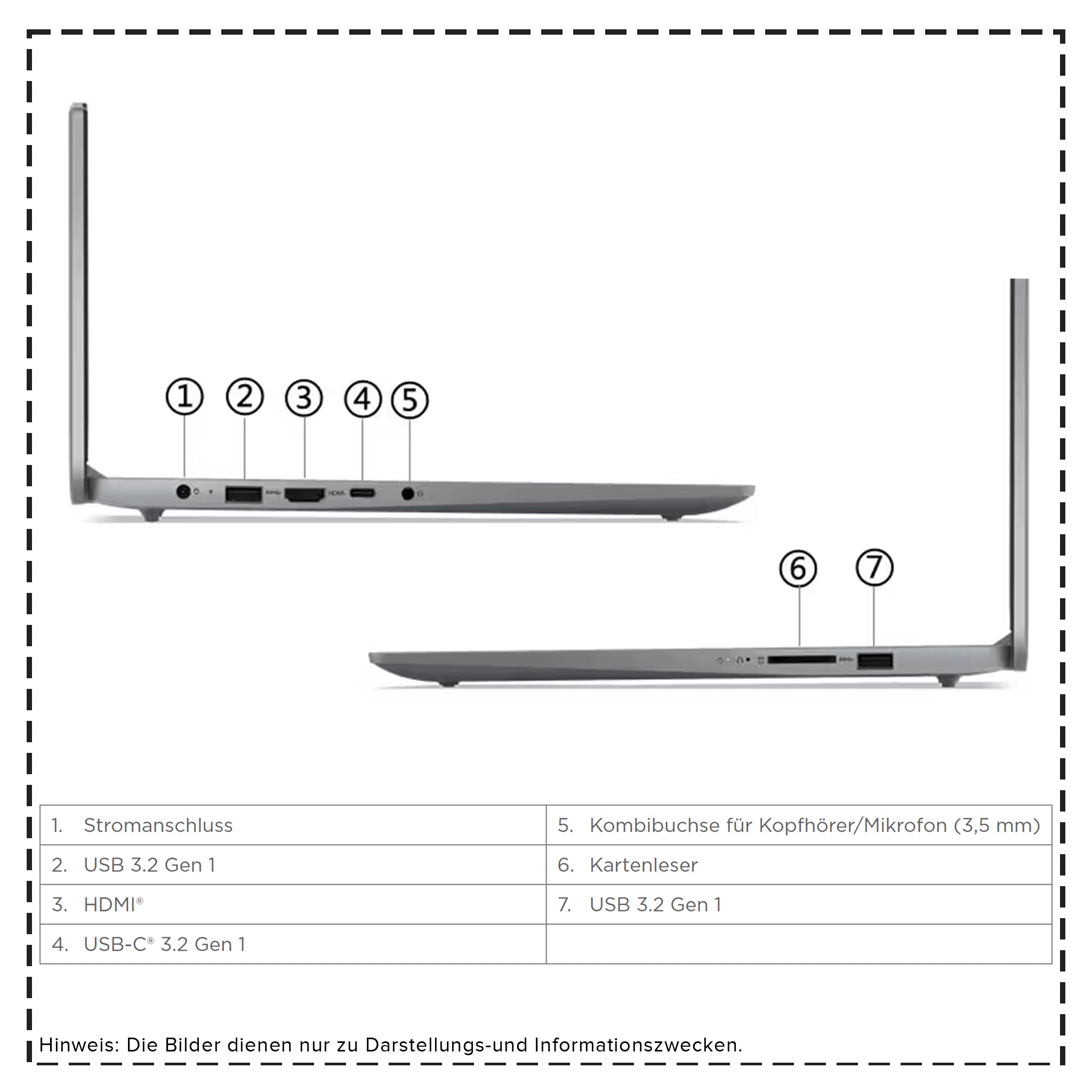 Lenovo IdeaPad Slim 3 Business Laptop, Ryzen 7 7730U, 16"  WUXGA, QWERTZ