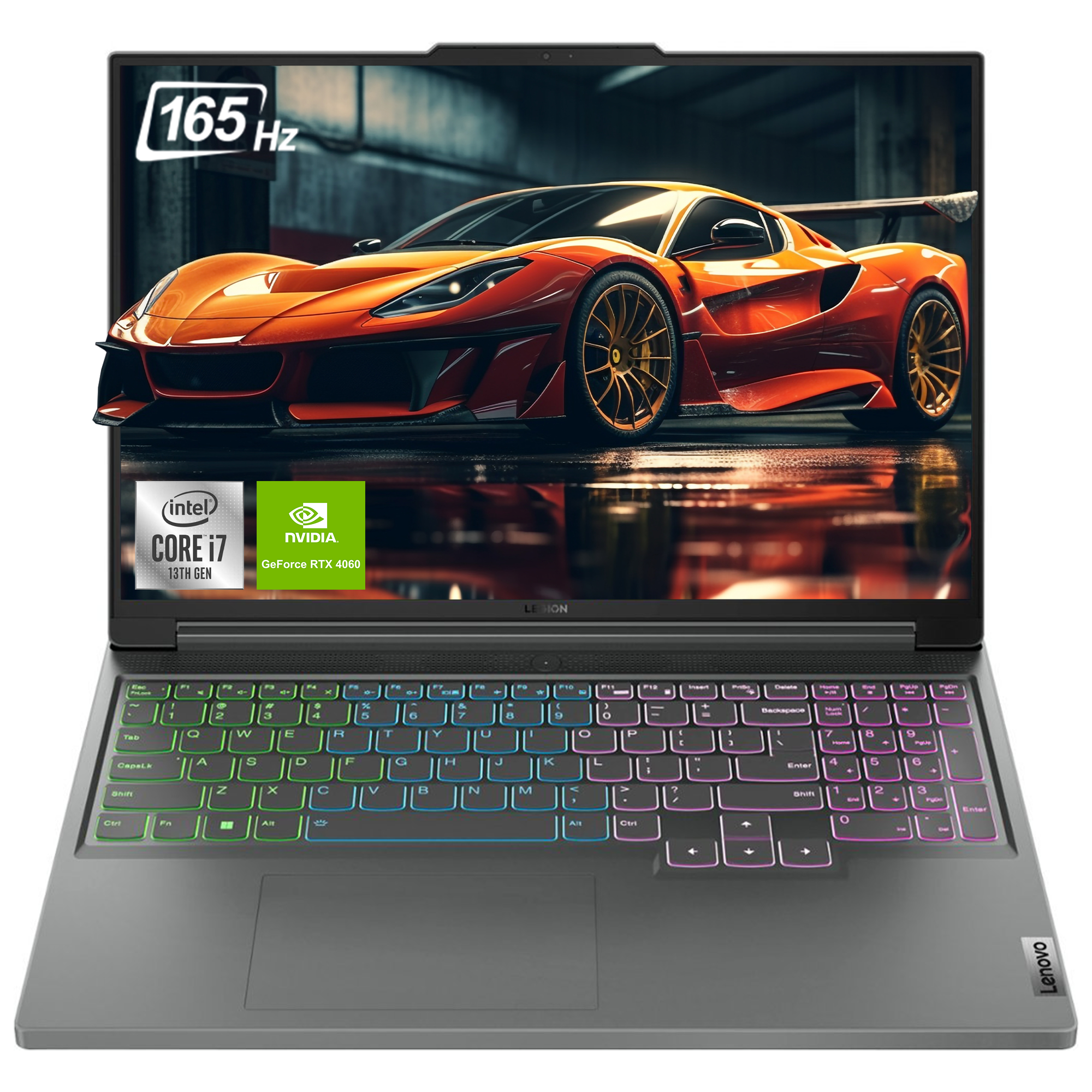 Lenovo Legion Slim 5i Laptop, 16" WQXGA, i7-13700H, RTX4060, QWERTZ, W11Home