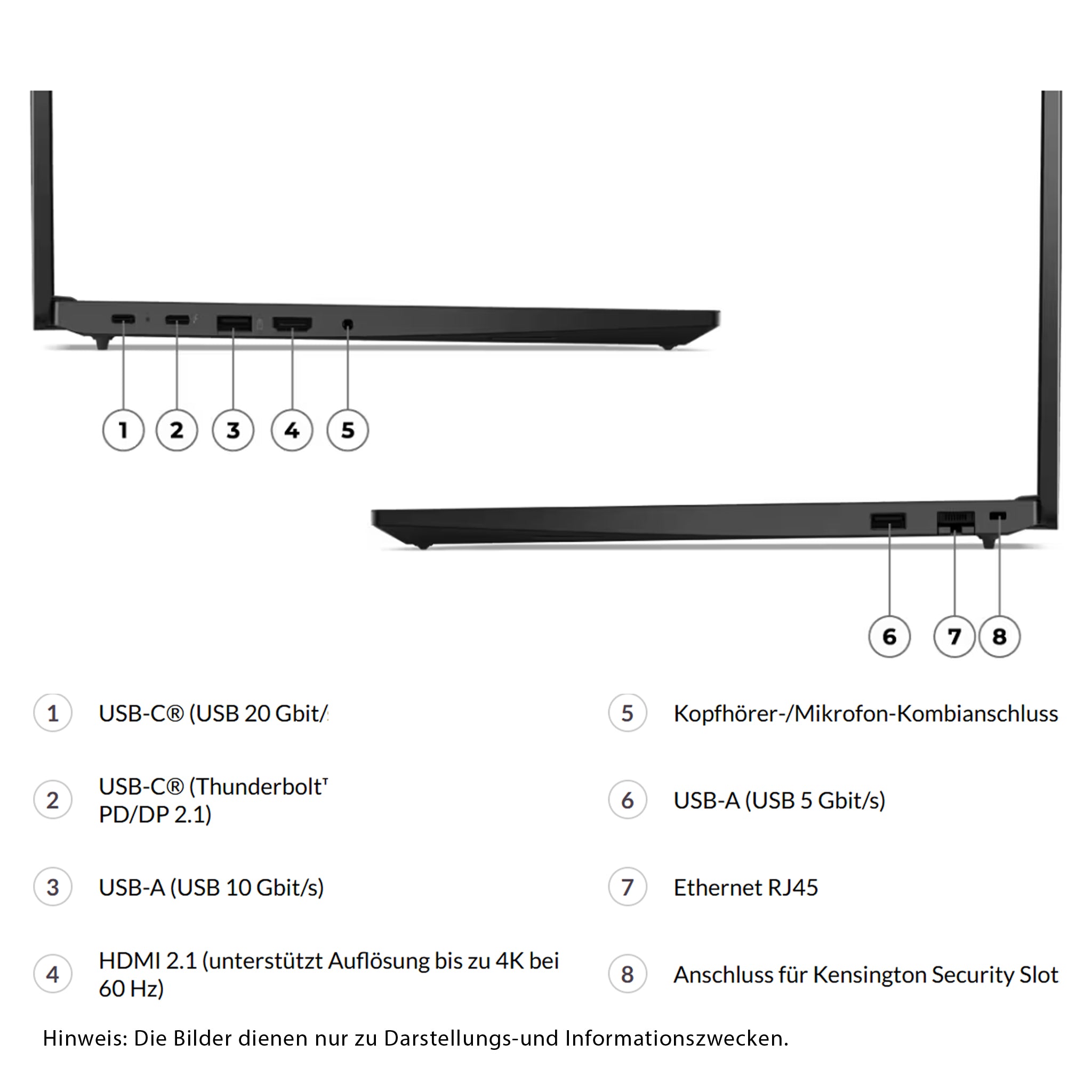 Lenovo Thinkpad E14 Gen 6 Laptop, Ryzen 7 7735HS, 14" WUXGA (1920x1200), Deutsches Tastatur-Layout, W11 Pro