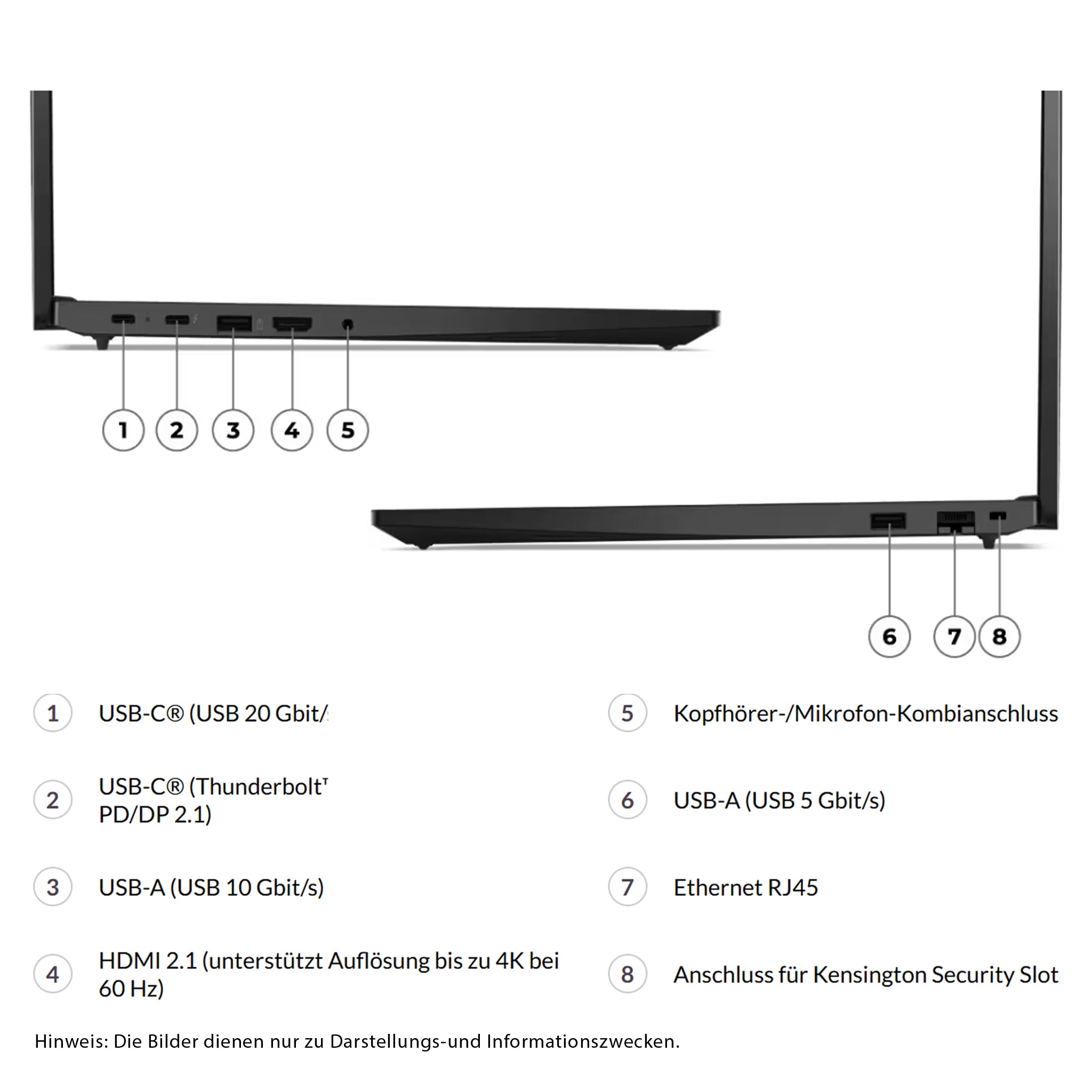Lenovo ThinkPad E14 Gen6 Business Laptop, Core Ultra 5 125H, 14" IPS (1920x1200) Display, Intel Graphics, Deutsches Tastatur-Layout, W11 Pro, Schwarz