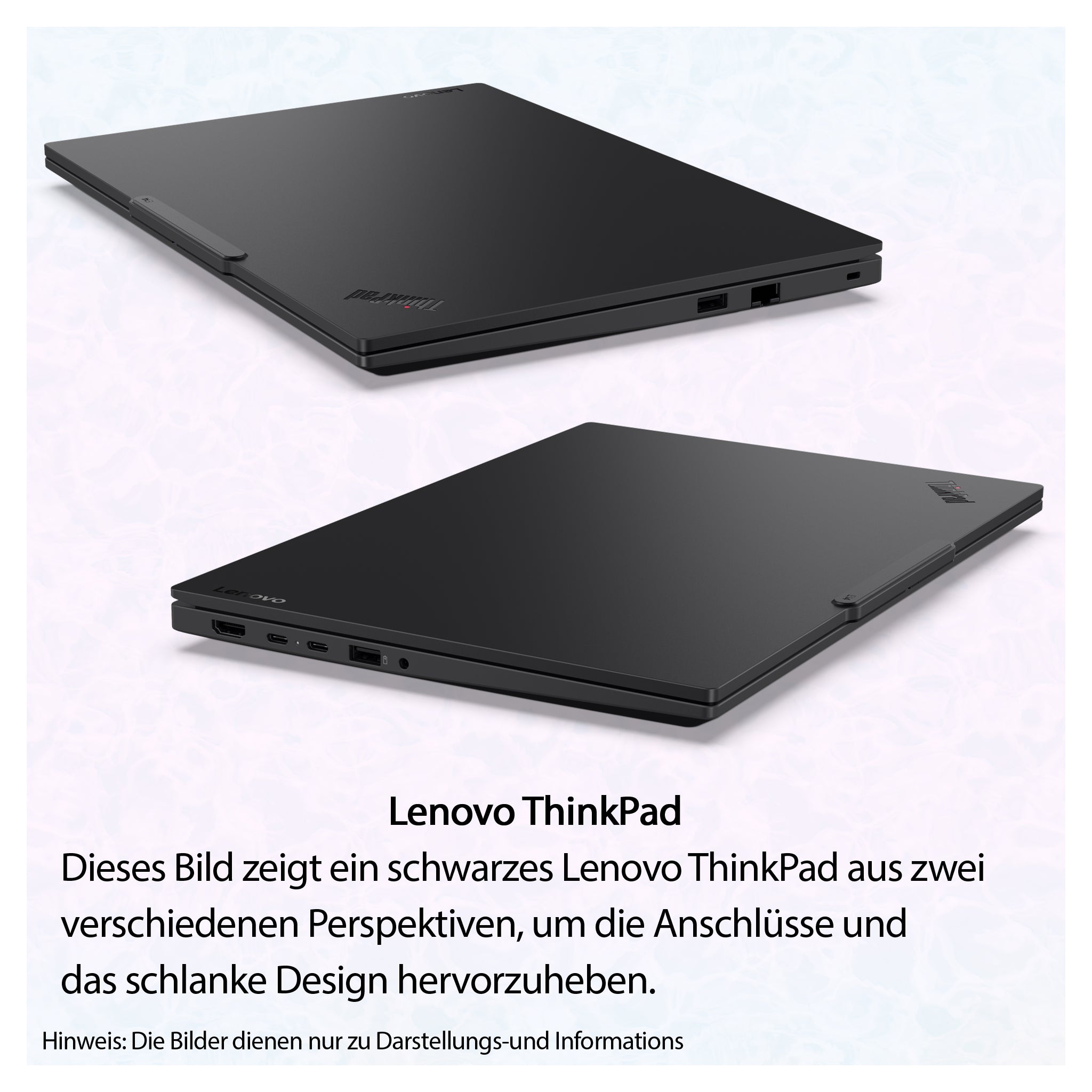 Lenovo ThinkPad E14 Gen 7 Business Laptop, Ryzen 7 250, 314" WUXGA (1920x1200) Display, Radeon 780M Graphics, Deutsches Tastatur-Layout, W11 Pro