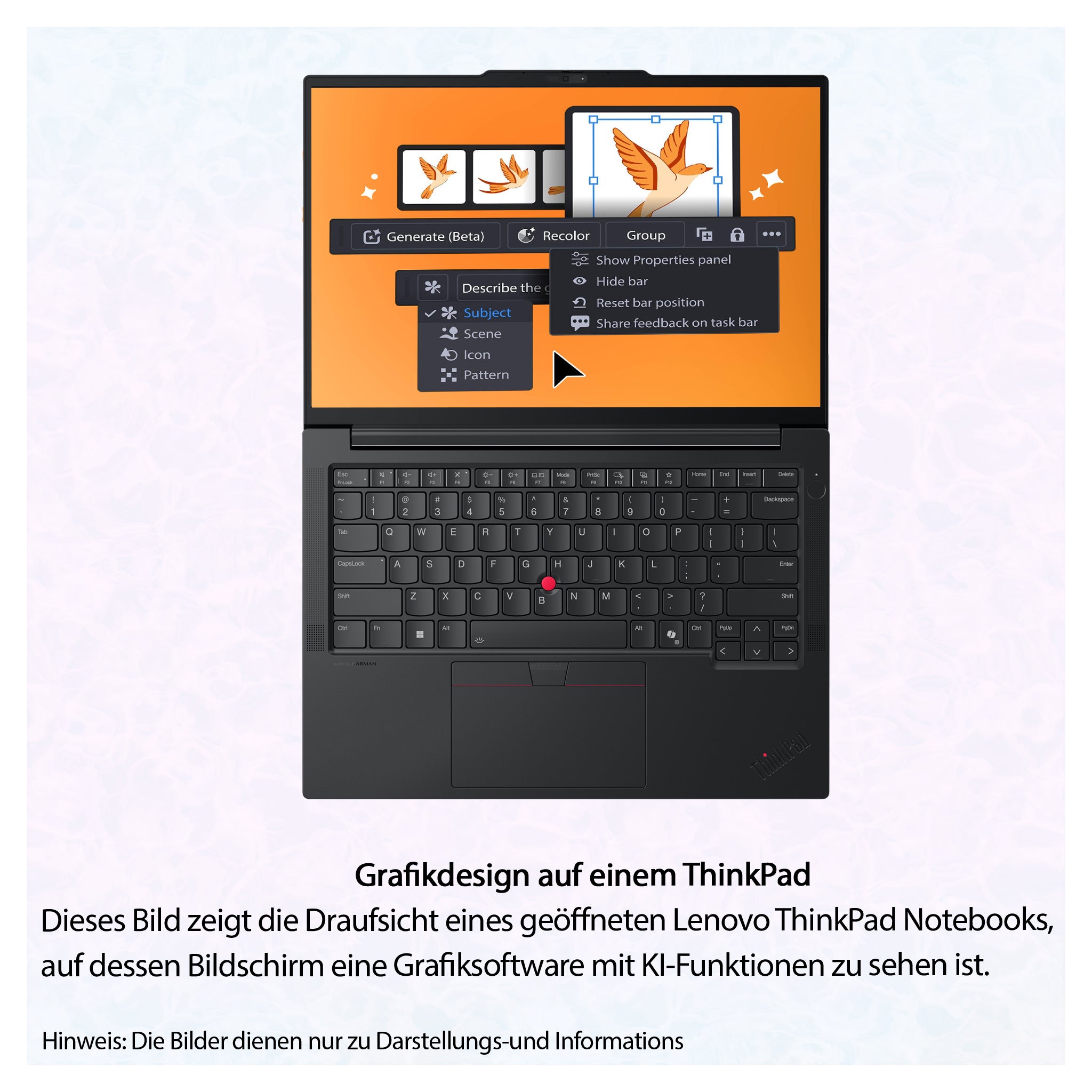 Lenovo ThinkPad E14 Gen 7 Business Laptop, Ryzen 7 250, 314" WUXGA (1920x1200) Display, Radeon 780M Graphics, Deutsches Tastatur-Layout, W11 Pro