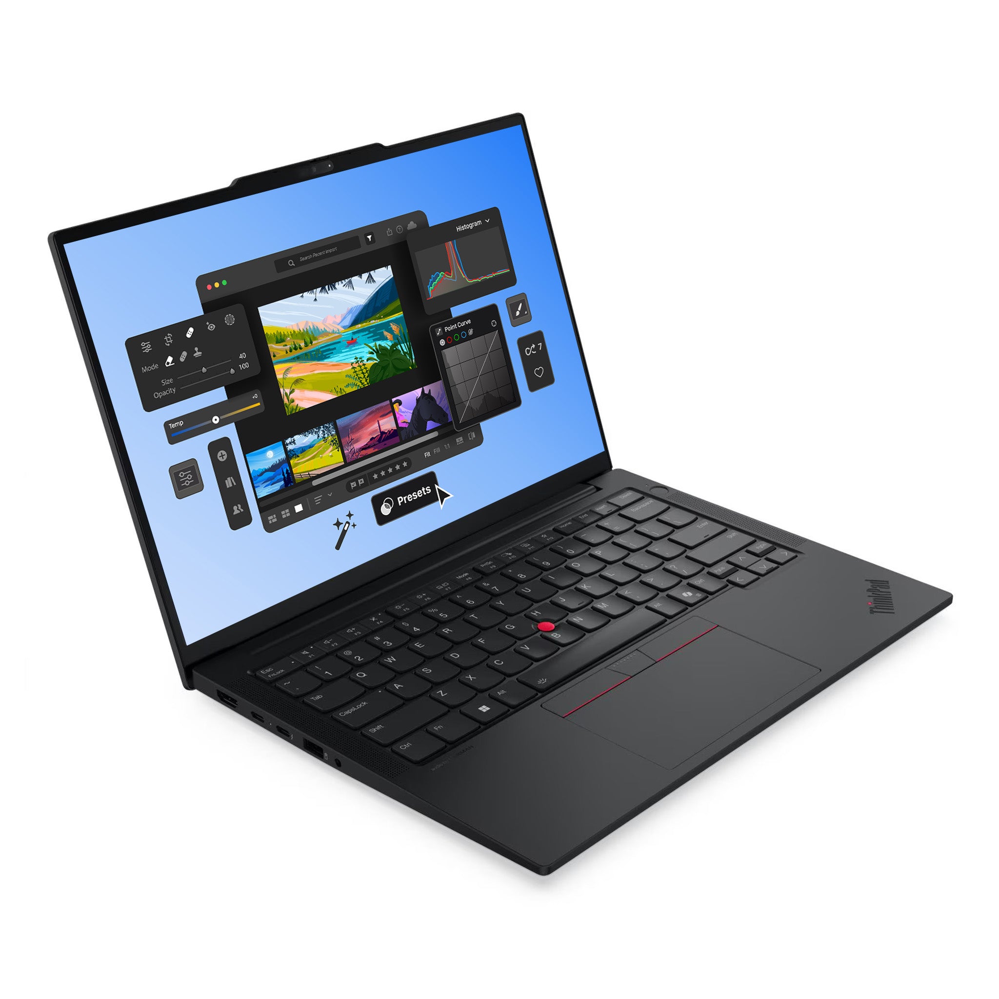 Lenovo ThinkPad E14 Gen 7 Business Laptop, Core Ultra 5 226V, 14" WUXGA (1920x1200) IPS Display, Integrated Intel Arc Graphics 130V, Deutsches Tastatur-Layout, W11 Pro, Schwarz