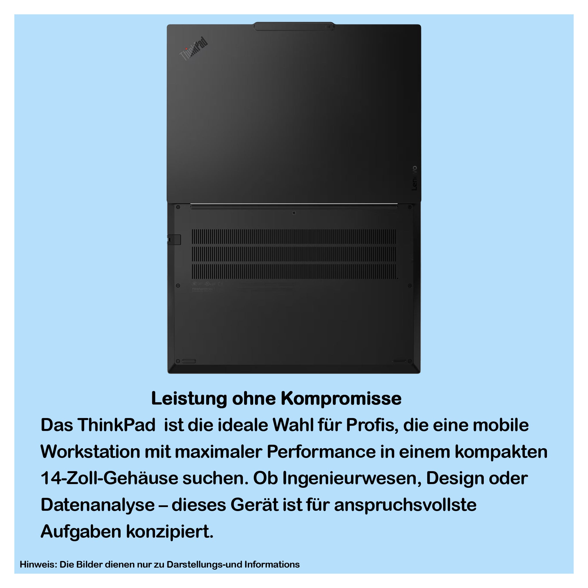 Lenovo ThinkPad E14 Gen 7 Business Laptop, Core Ultra 5 226V, 14" WUXGA (1920x1200) IPS Display, Integrated Intel Arc Graphics 130V, Deutsches Tastatur-Layout, W11 Pro, Schwarz