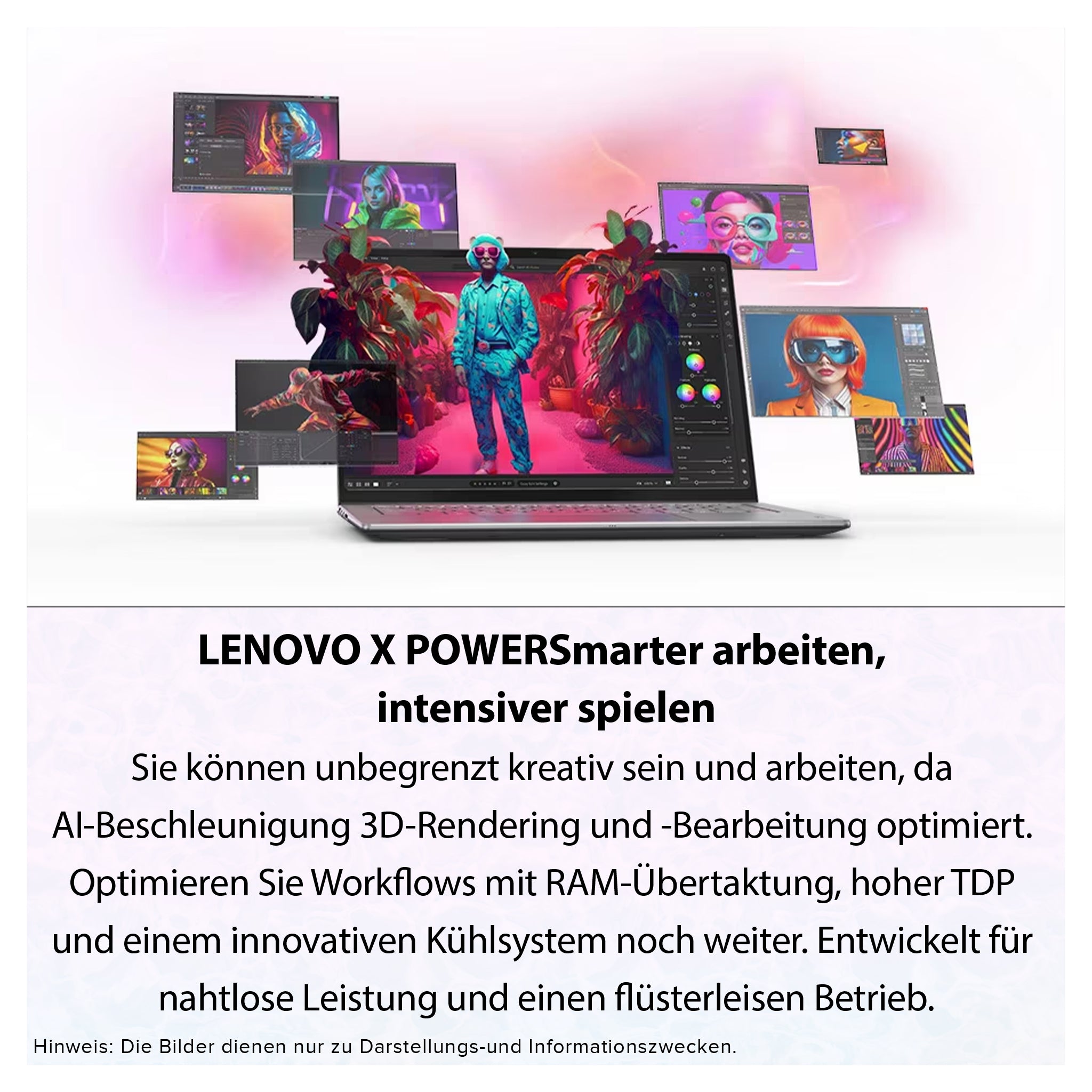 Lenovo Yoga Pro 7 14IAH10 Laptop, Core Ultra 7-255H, 14.5" 3K OLED Touchscreen, QWERTZ Tastatur, Windows 11 Pro