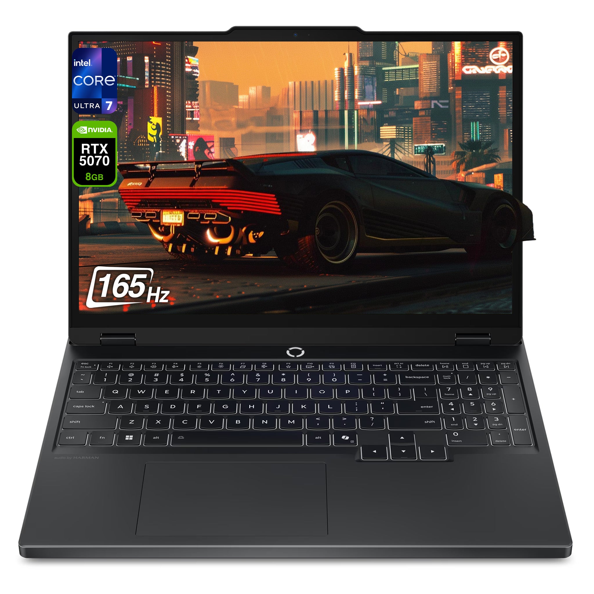 Lenovo Legion 5 Gaming Laptop, Core Ultra 7-255HX,  15.1" WQXGA, RTX 5070, QWERTZ Tastatur
