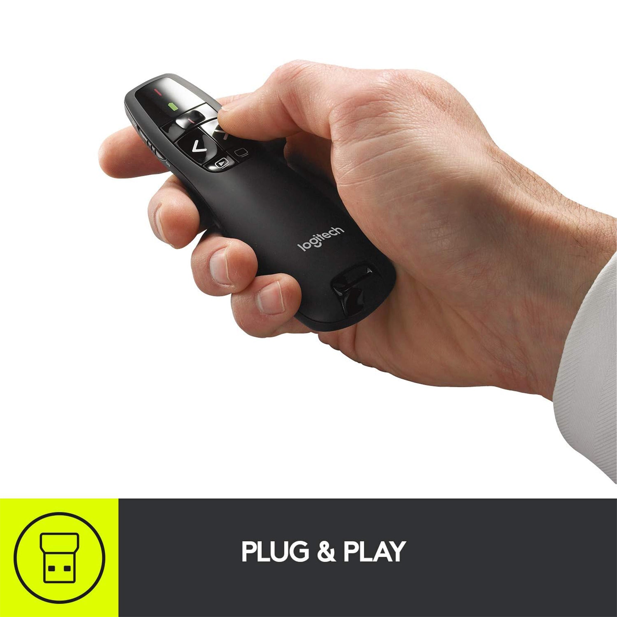 Logitech R400 Presenter, Kabellose - Shwarz