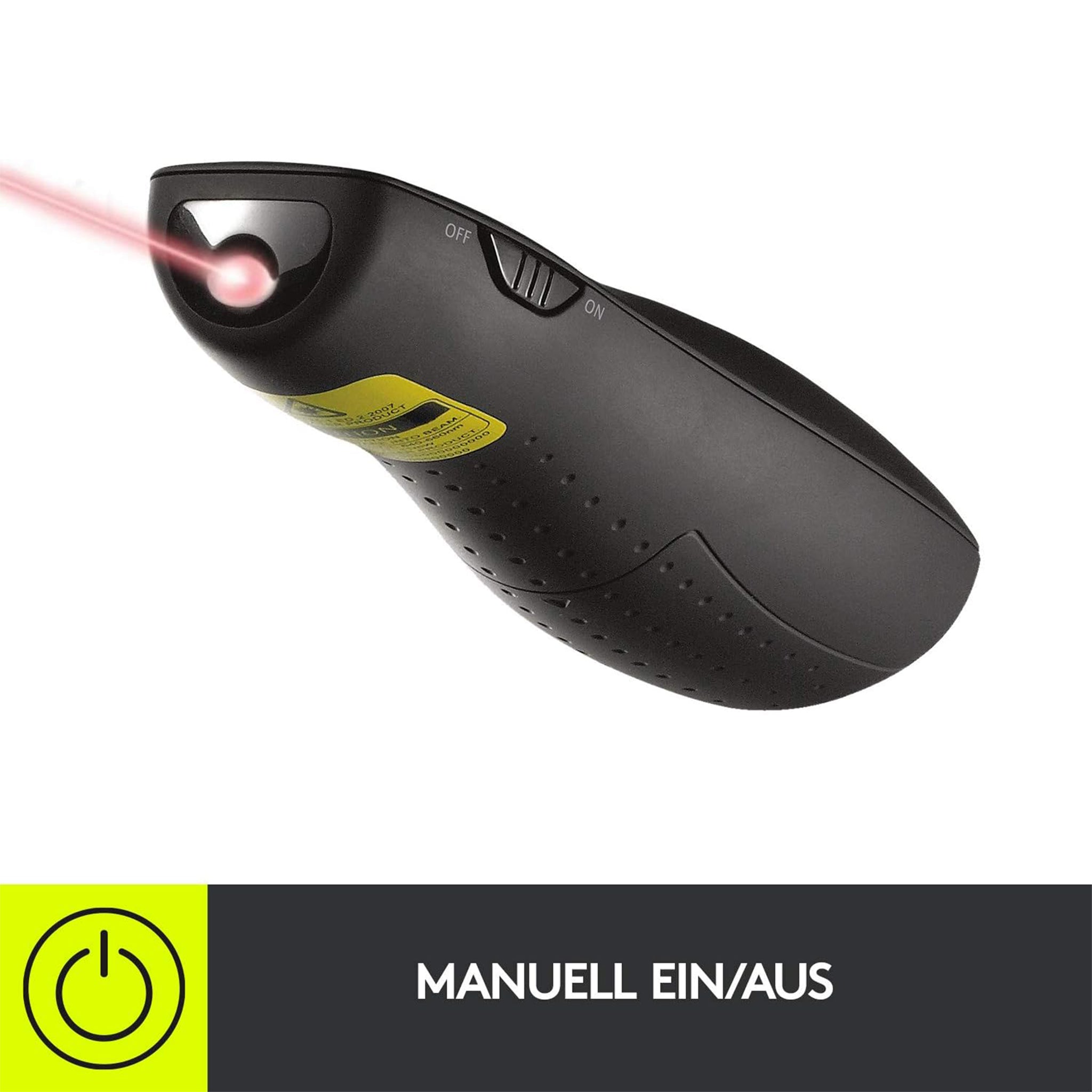 Logitech R400 Presenter, Kabellose - Shwarz